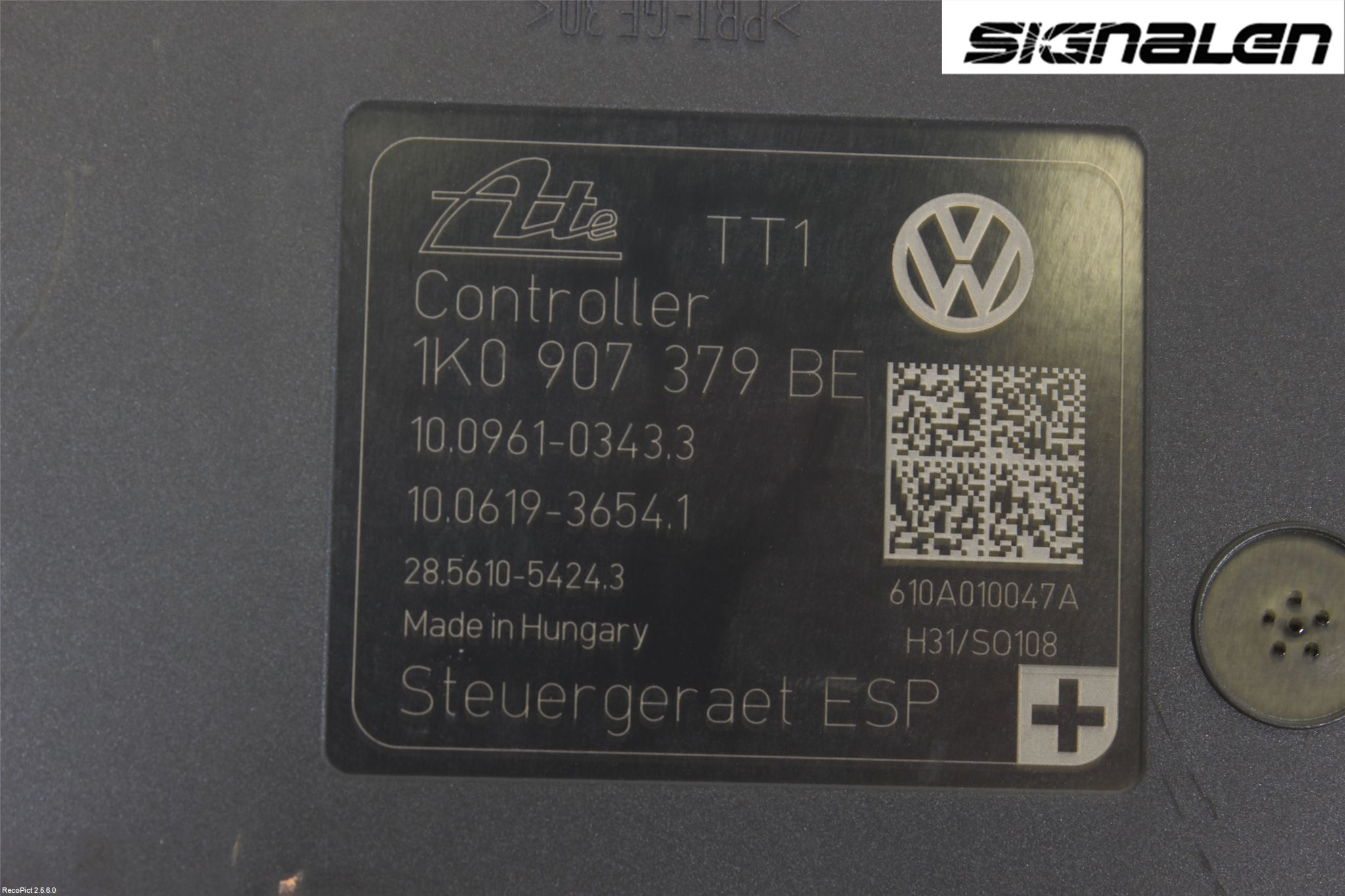 Volkswagen VW GOLF PLUS/CROSS GOLF 04-14 Abs Hydraulikkaggregat