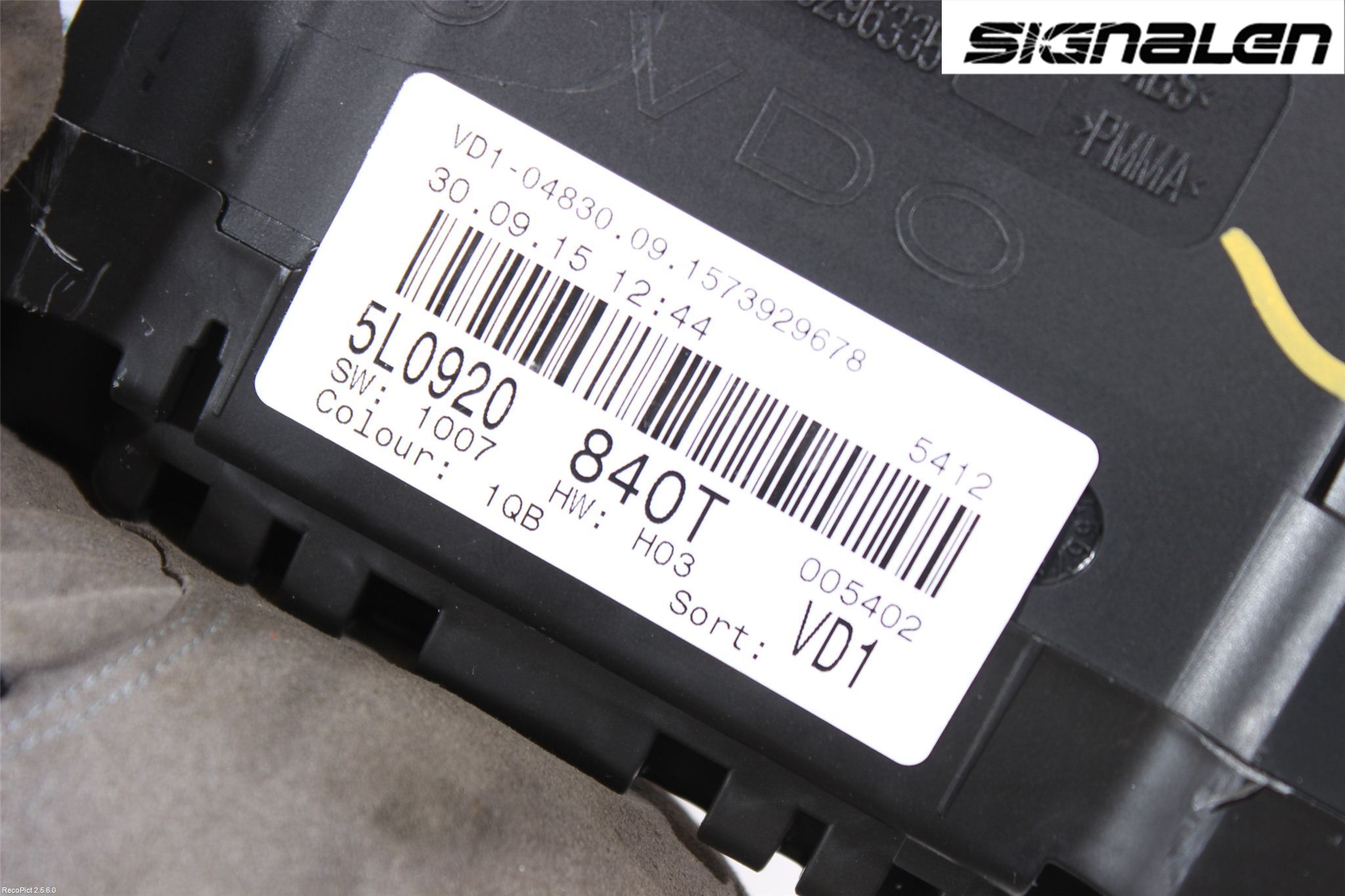 Skoda YETI Instr Kombinert