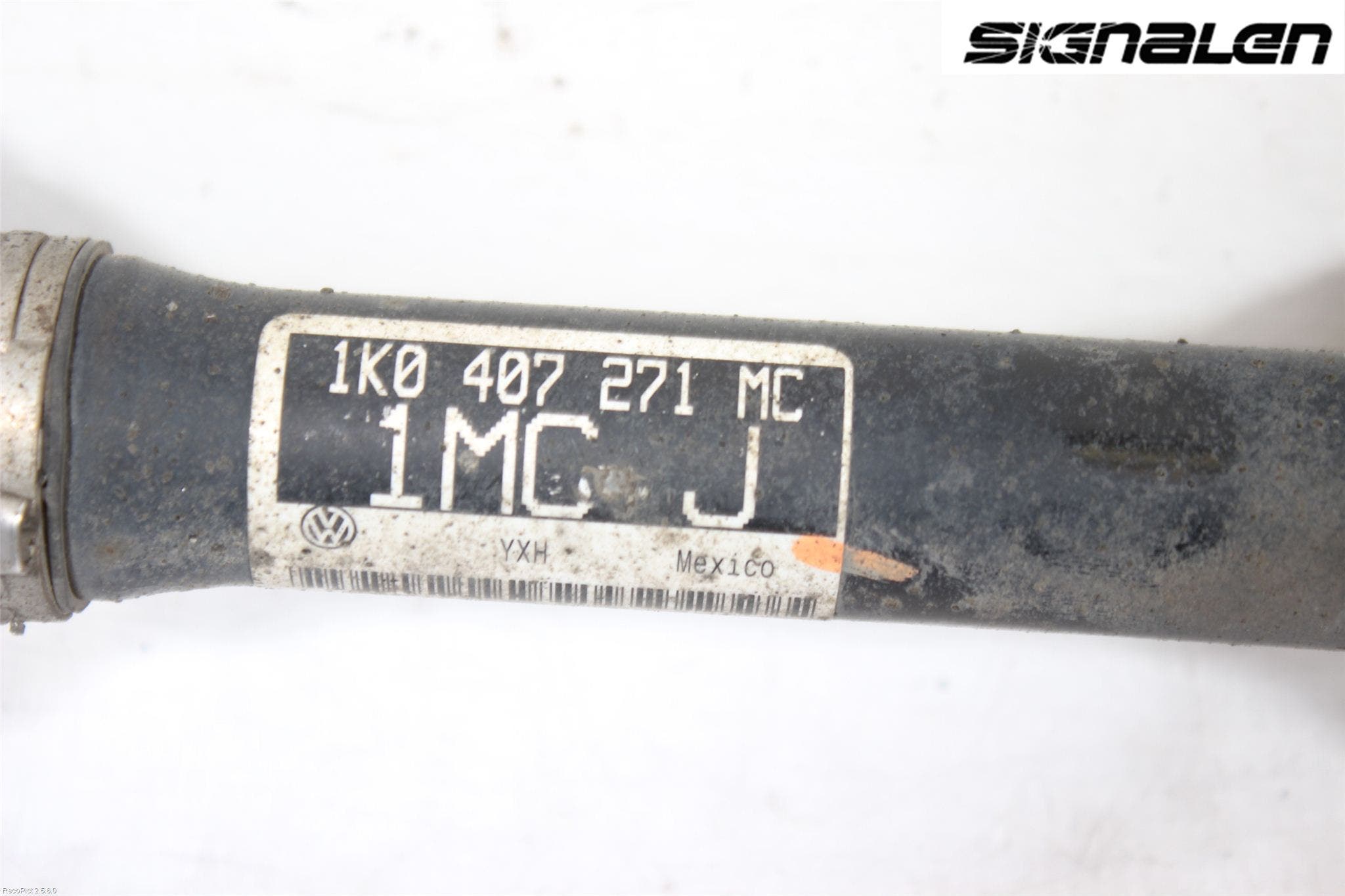 Volkswagen VW GOLF VI 09-13 Drivaksel Foran Kompl Venstre
