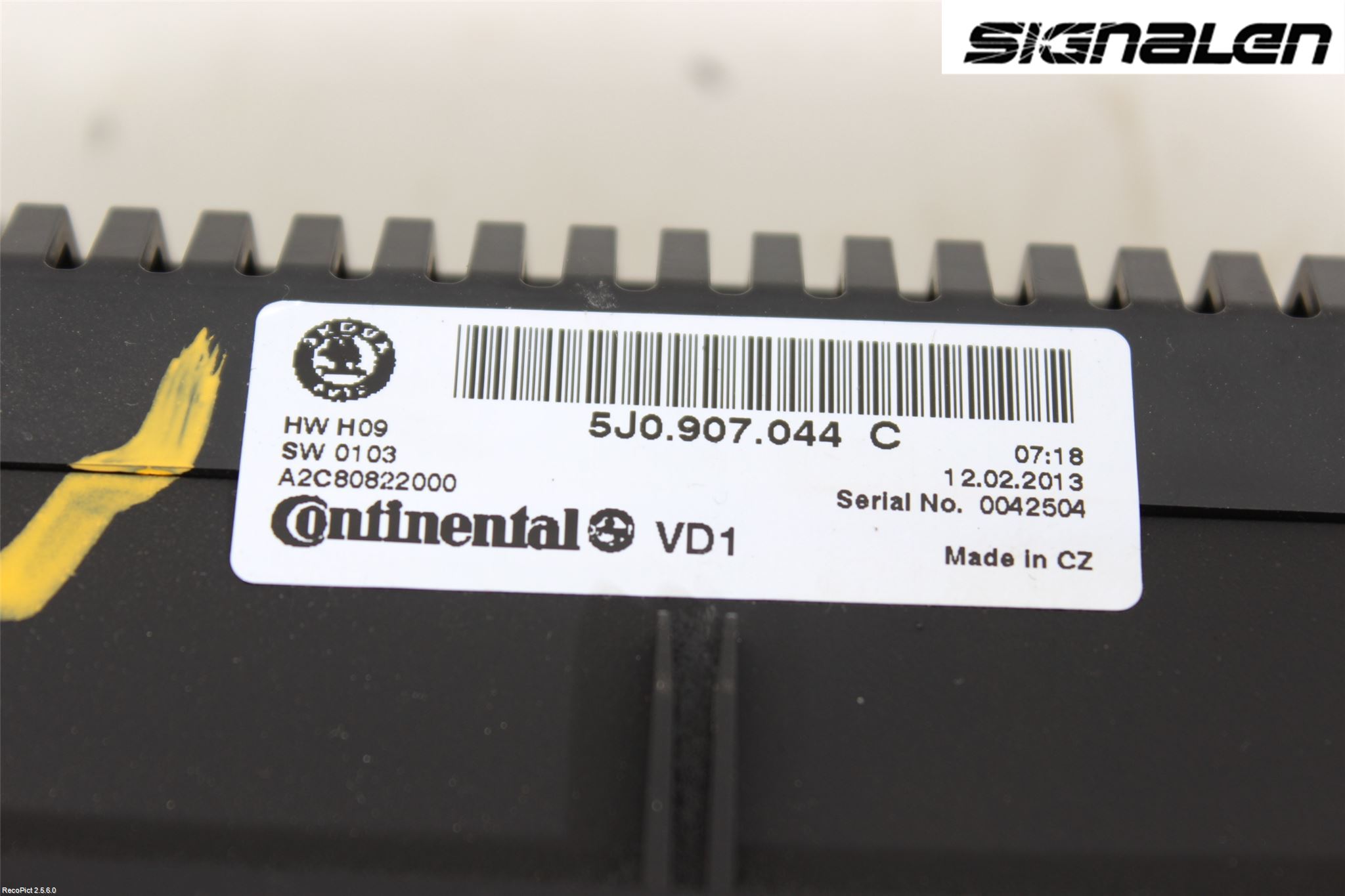 Skoda FABIA 07-14 Varme Ac Betjening-Display