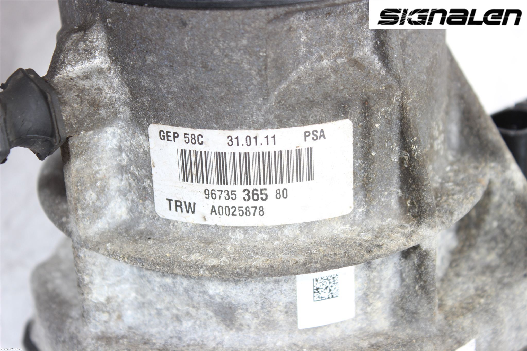 Peugeot 308 08-13 Servostyring Eletrisk Pumpe