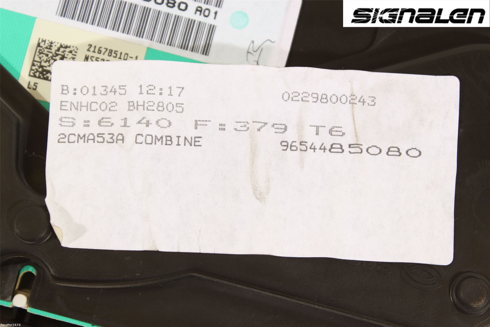 Peugeot 307     05-08 Instr Kombinert