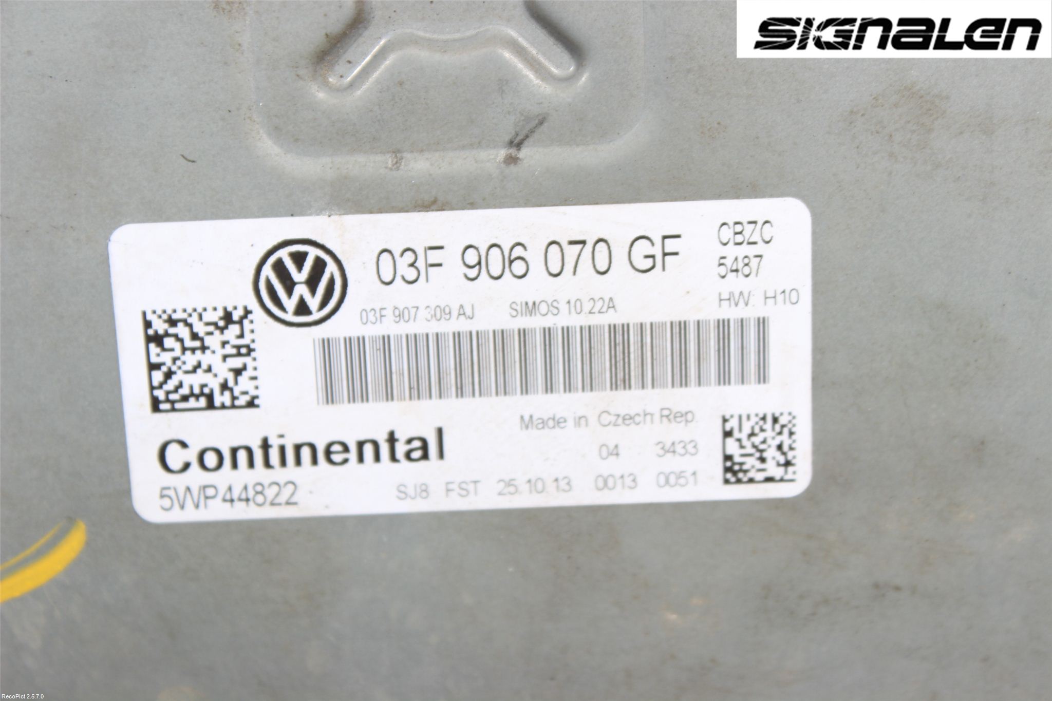 Volkswagen VW POLO 10-17 Styreenhet Innsprøytning