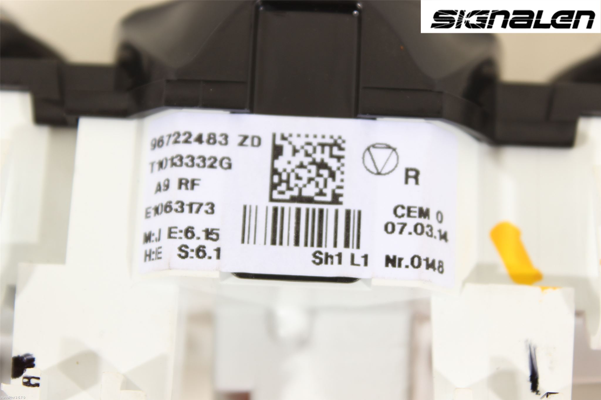 Peugeot 208 12-15 Varme Ac Betjening-Display