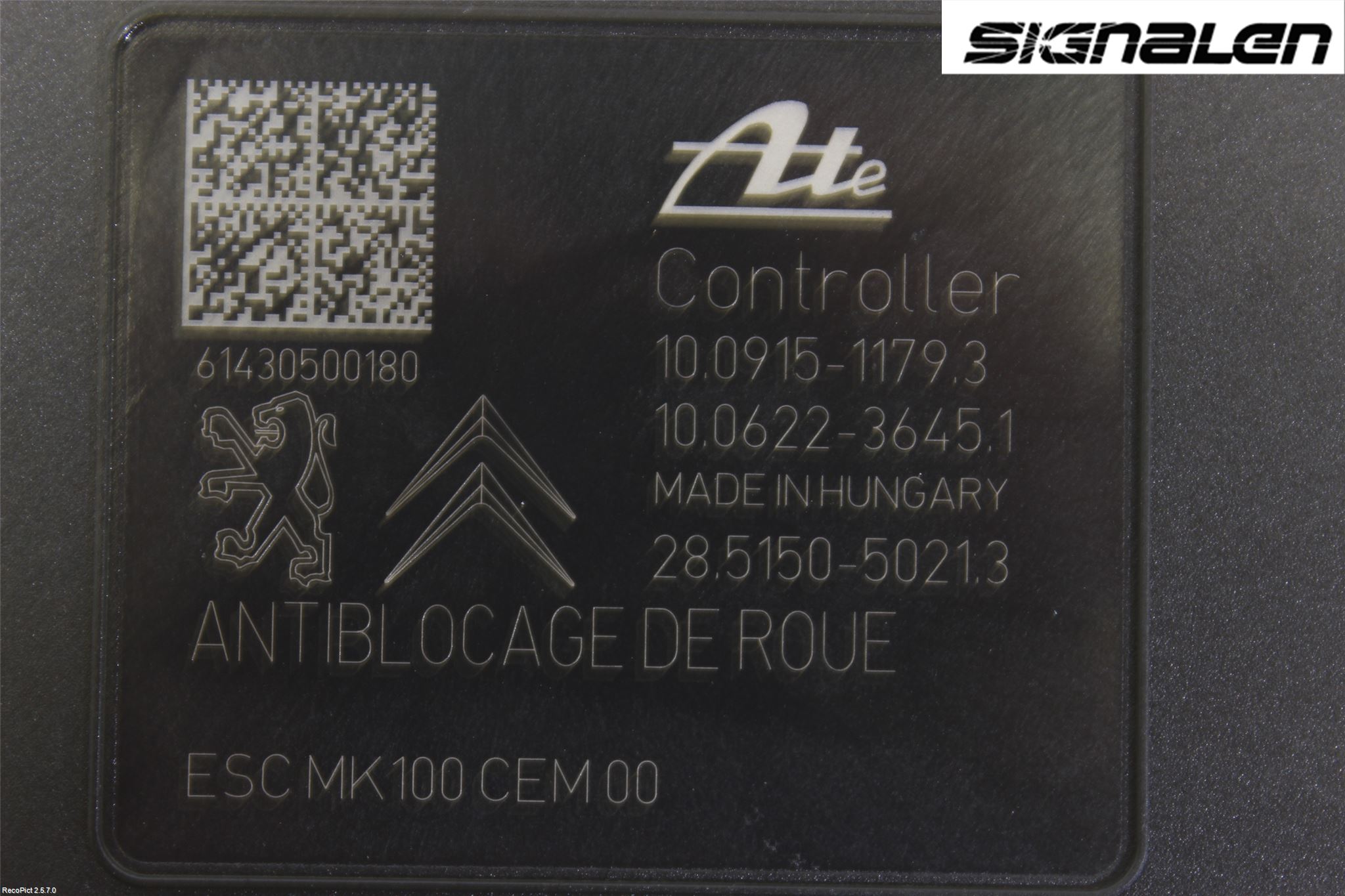 Peugeot 208 12-15 Abs Hydraulikkaggregat