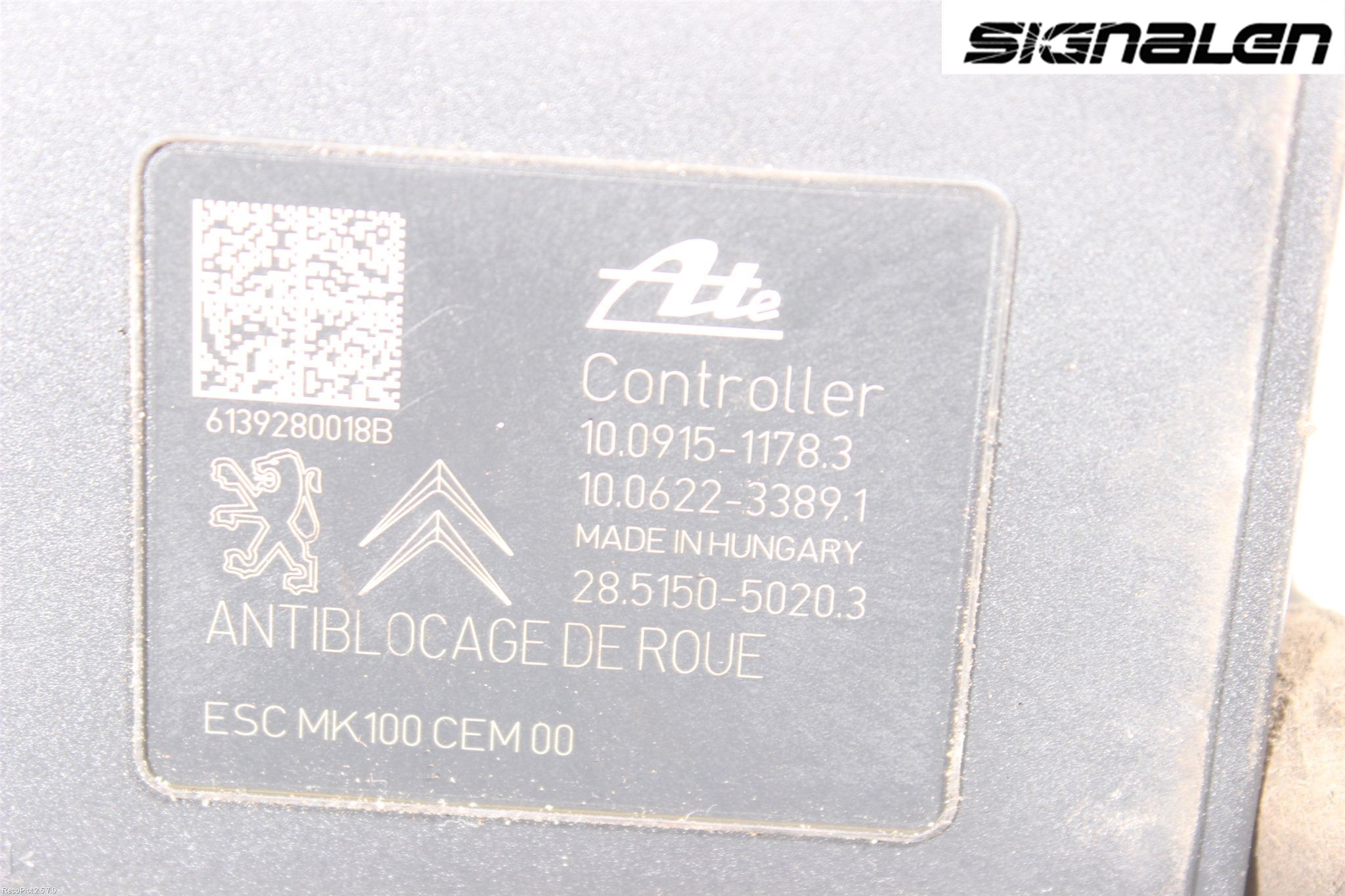 Peugeot 208 12-15 Abs Hydraulikkaggregat