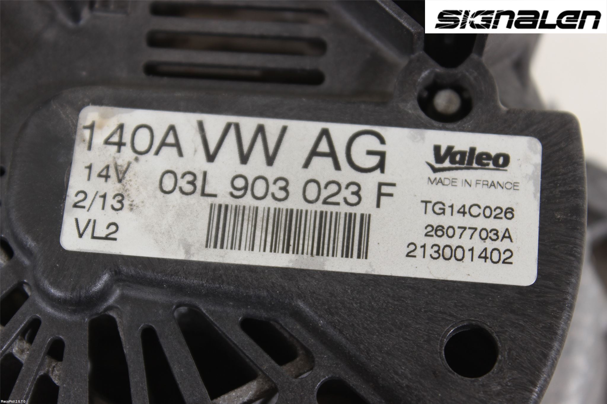 Skoda OCTAVIA (1Z) 05-13 Dynamo