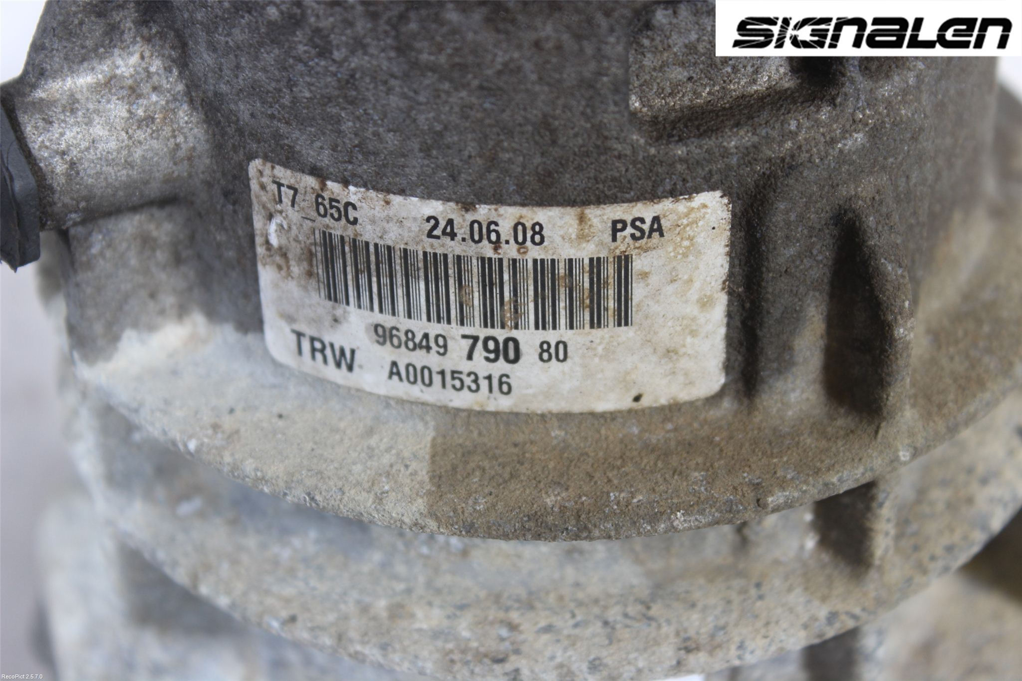 Citroen BERLINGO 08-18 Servostyring Eletrisk Pumpe
