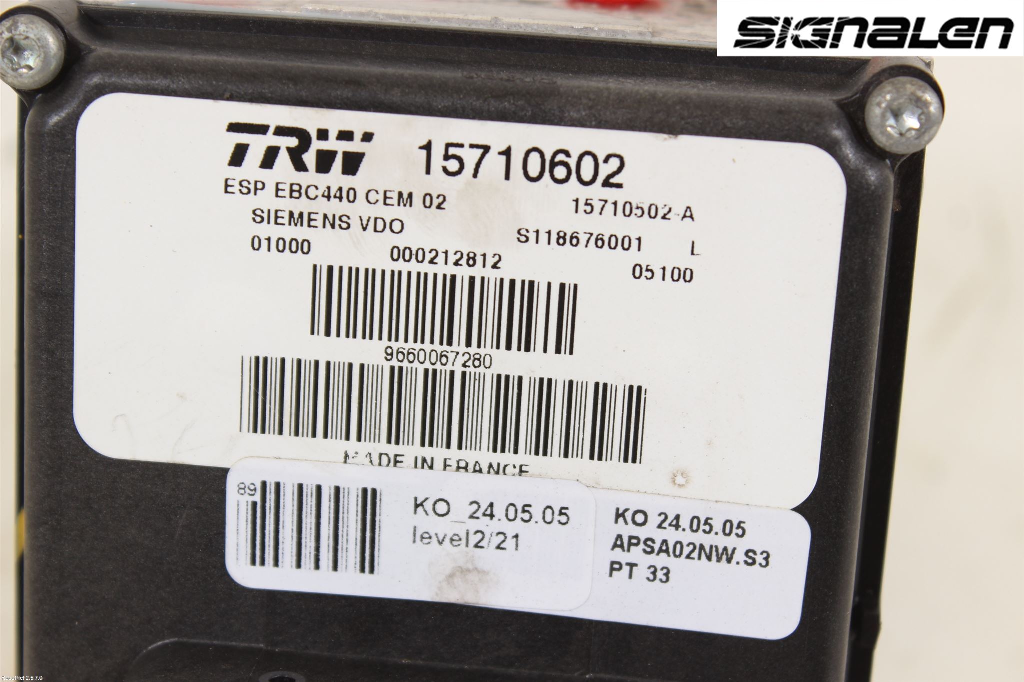 Peugeot 407 Abs Hydraulikkaggregat