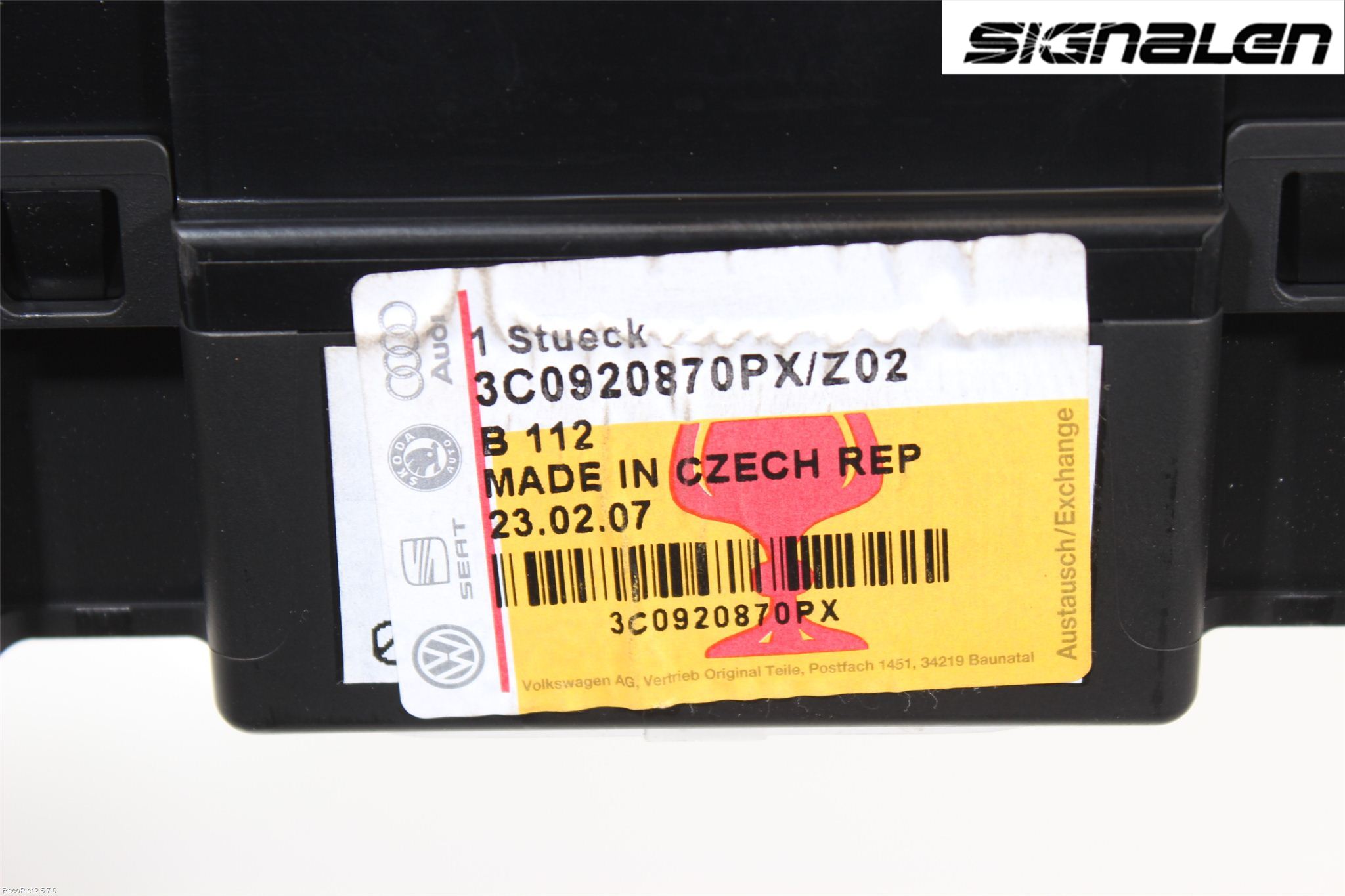 Volkswagen VW PASSAT 05-11 Instr Kombinert