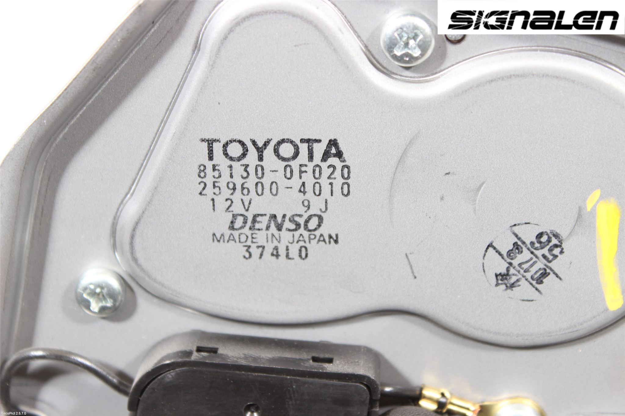 Toyota COROLLA VERSO 08-09 Viskermotor Bakluke