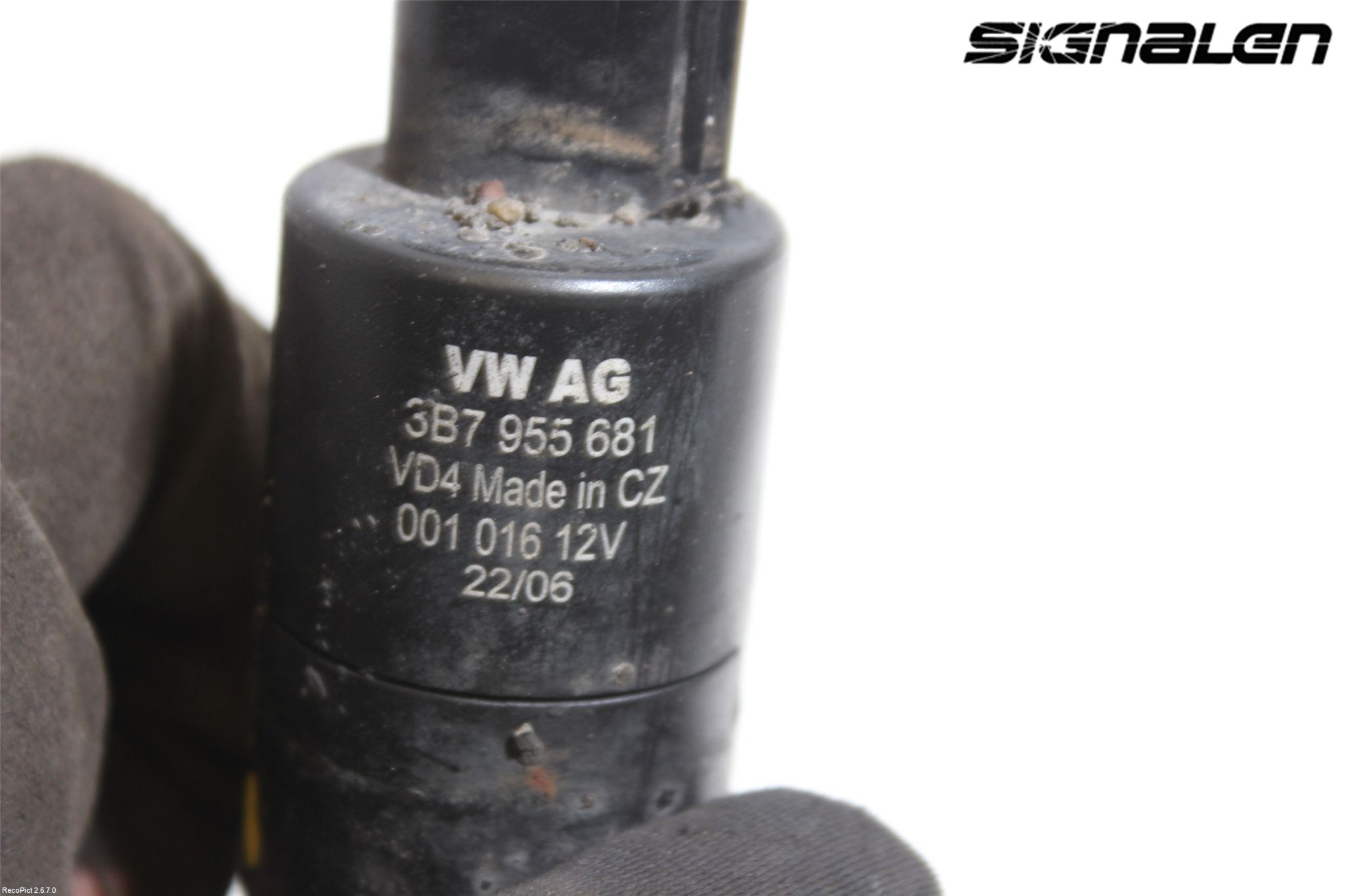 Audi A4/S4 05-07 Spylerpumpe Høytrykk