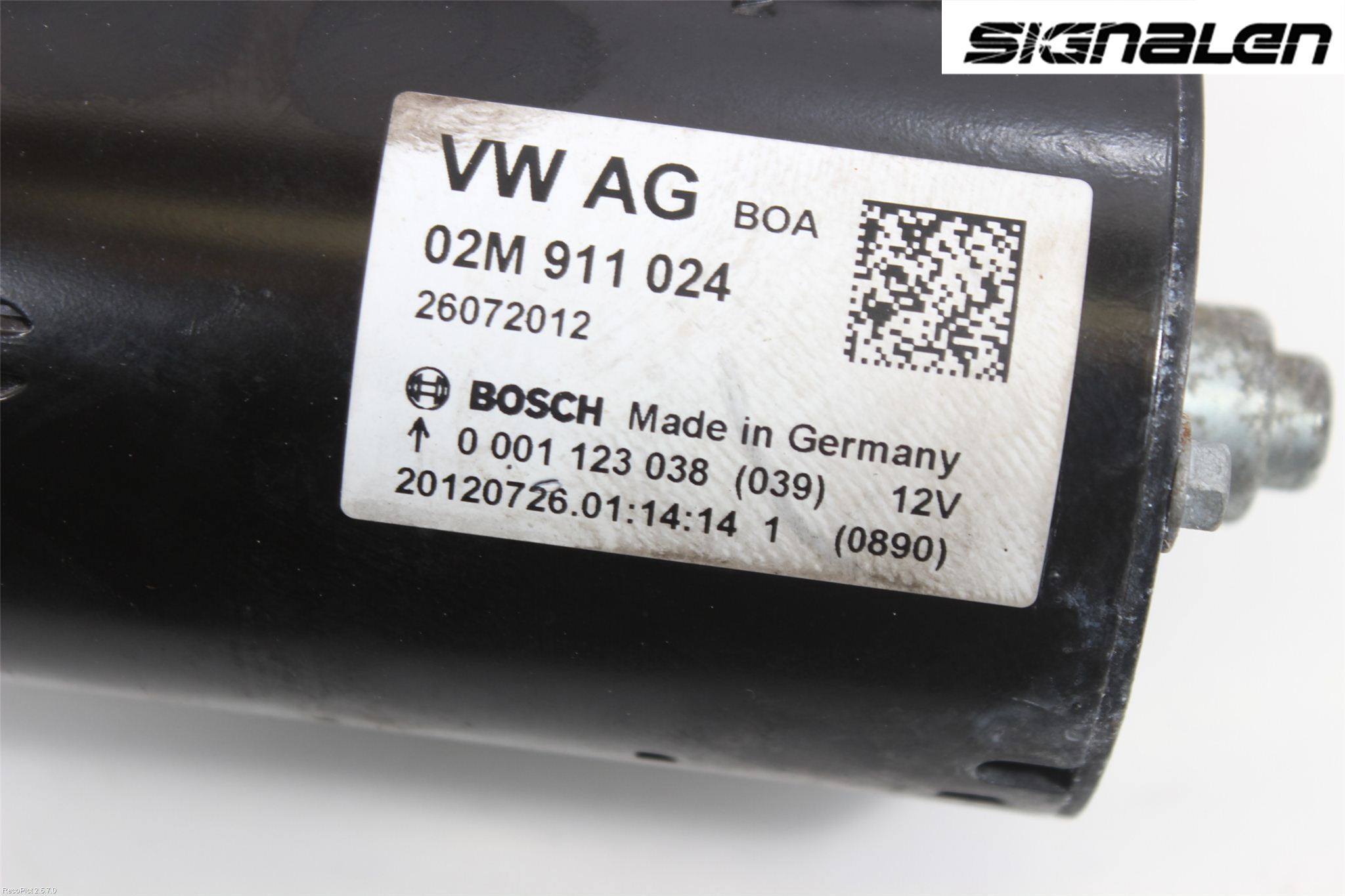 Volkswagen VW GOLF VI 09-13 Startmotor Diesel