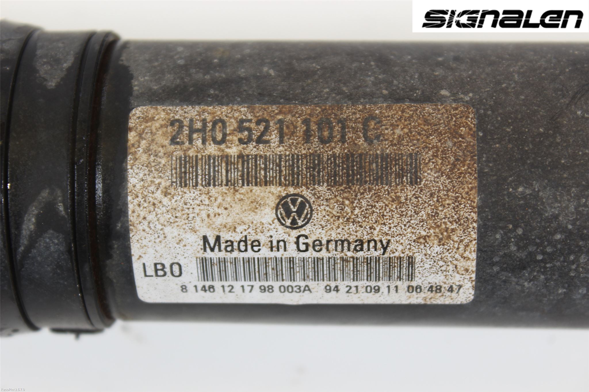 Volkswagen VW AMAROK 2H 10-22 Mellomaksel Fremre 4Wd