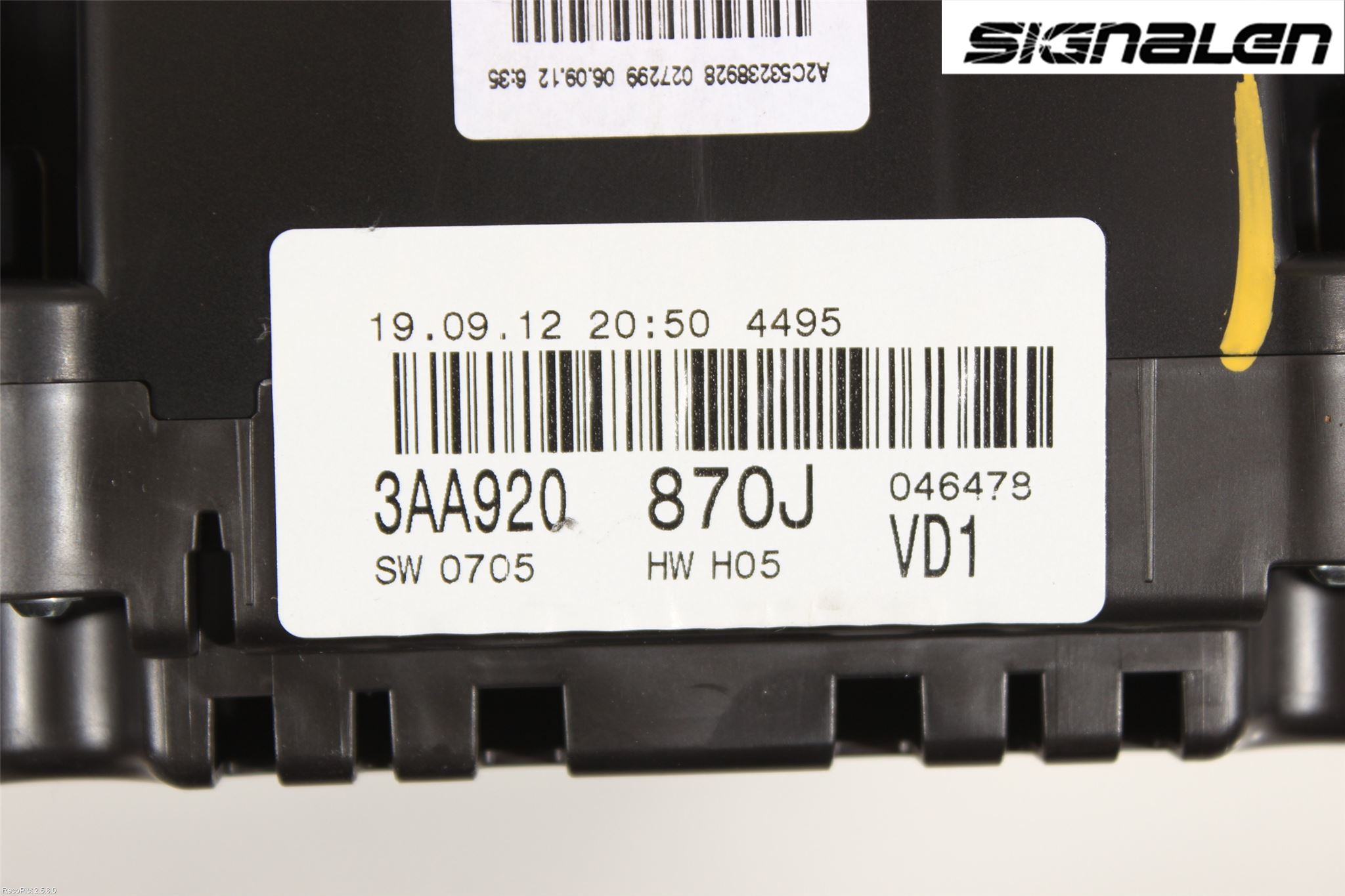 Volkswagen VW PASSAT 11-14 Instr Kombinert