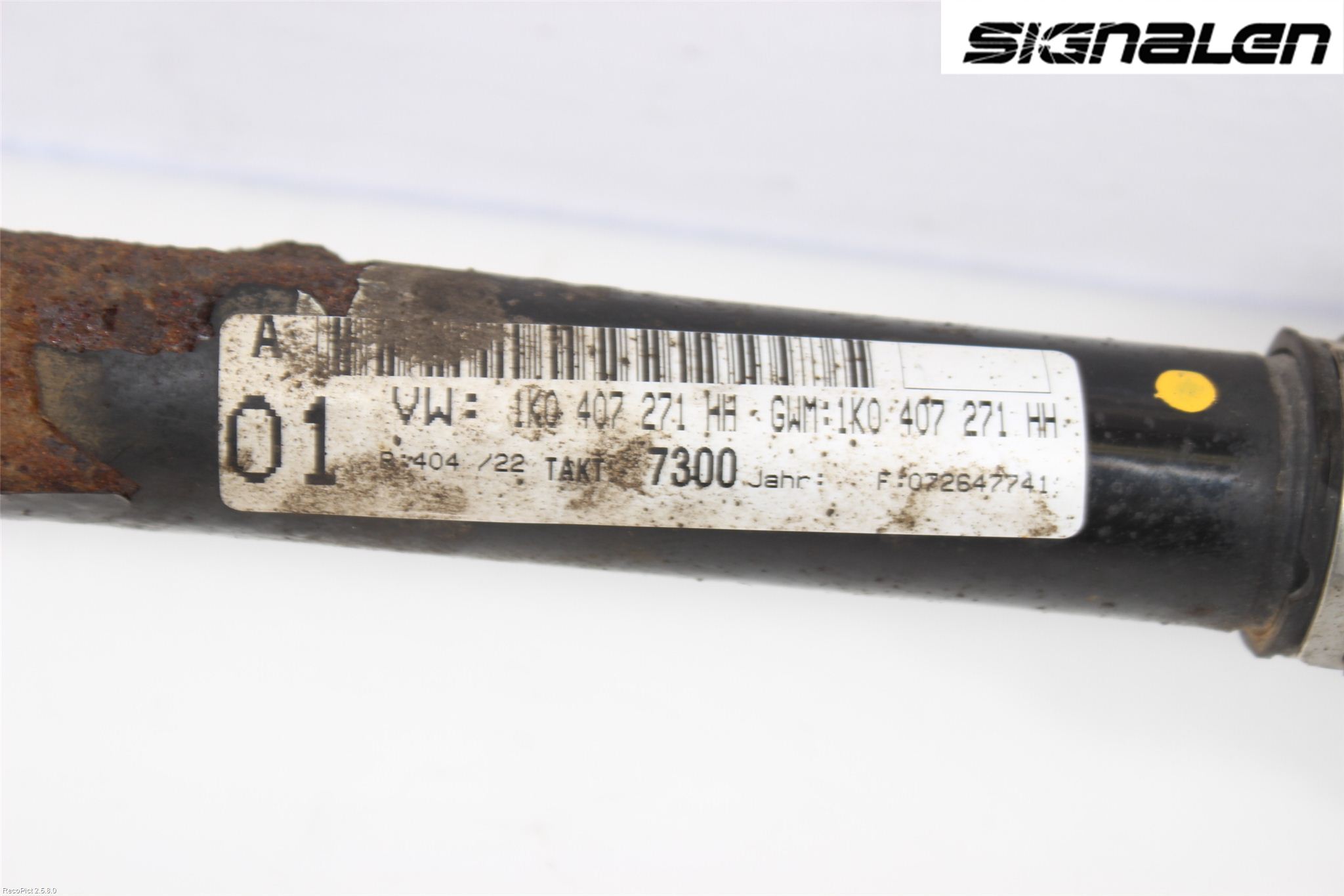 Volkswagen VW GOLF V 04-09 Drivaksel Foran Kompl Venstre