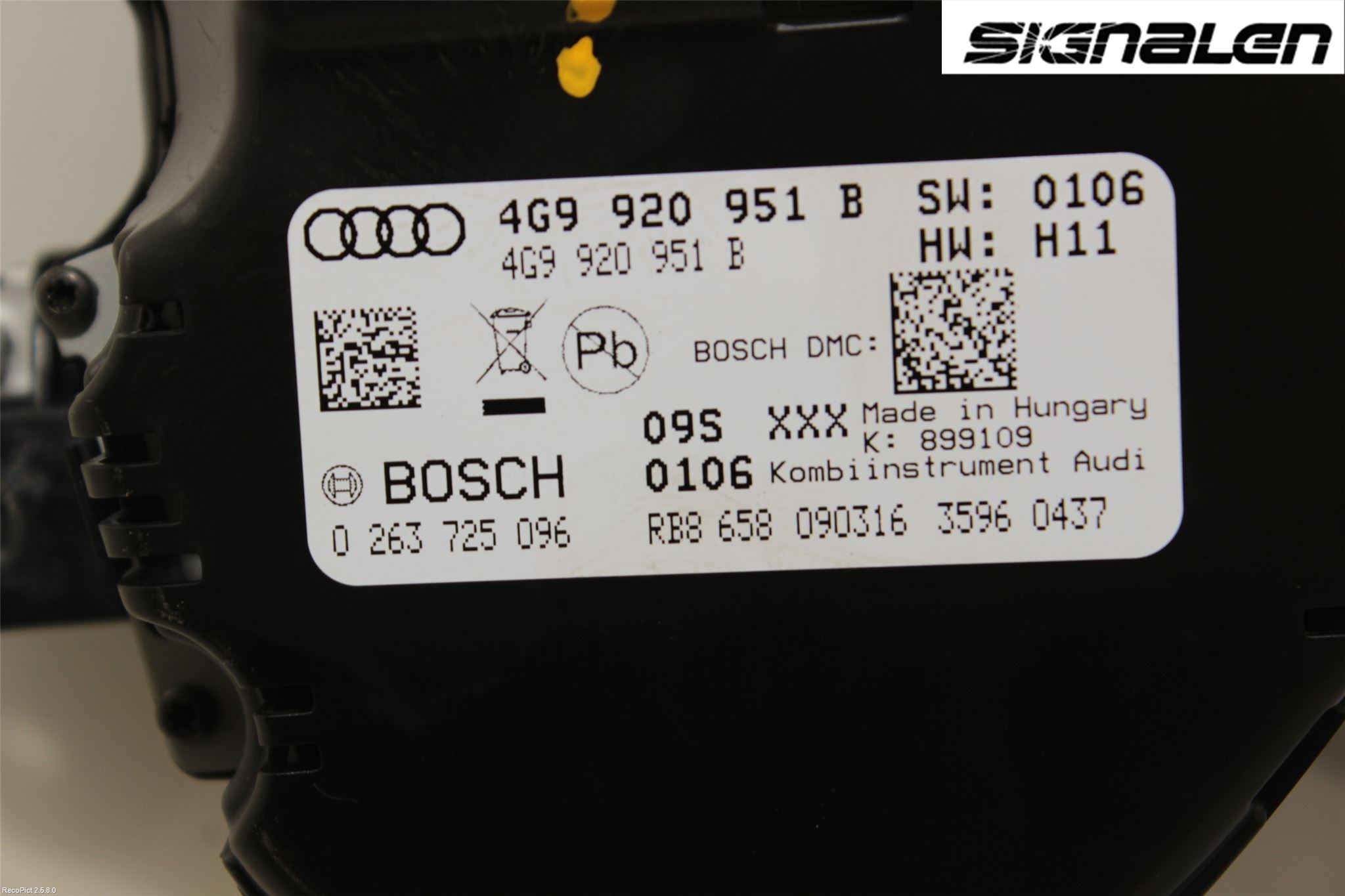 Audi A6 ALLROAD 12-18 Instr Kombinert