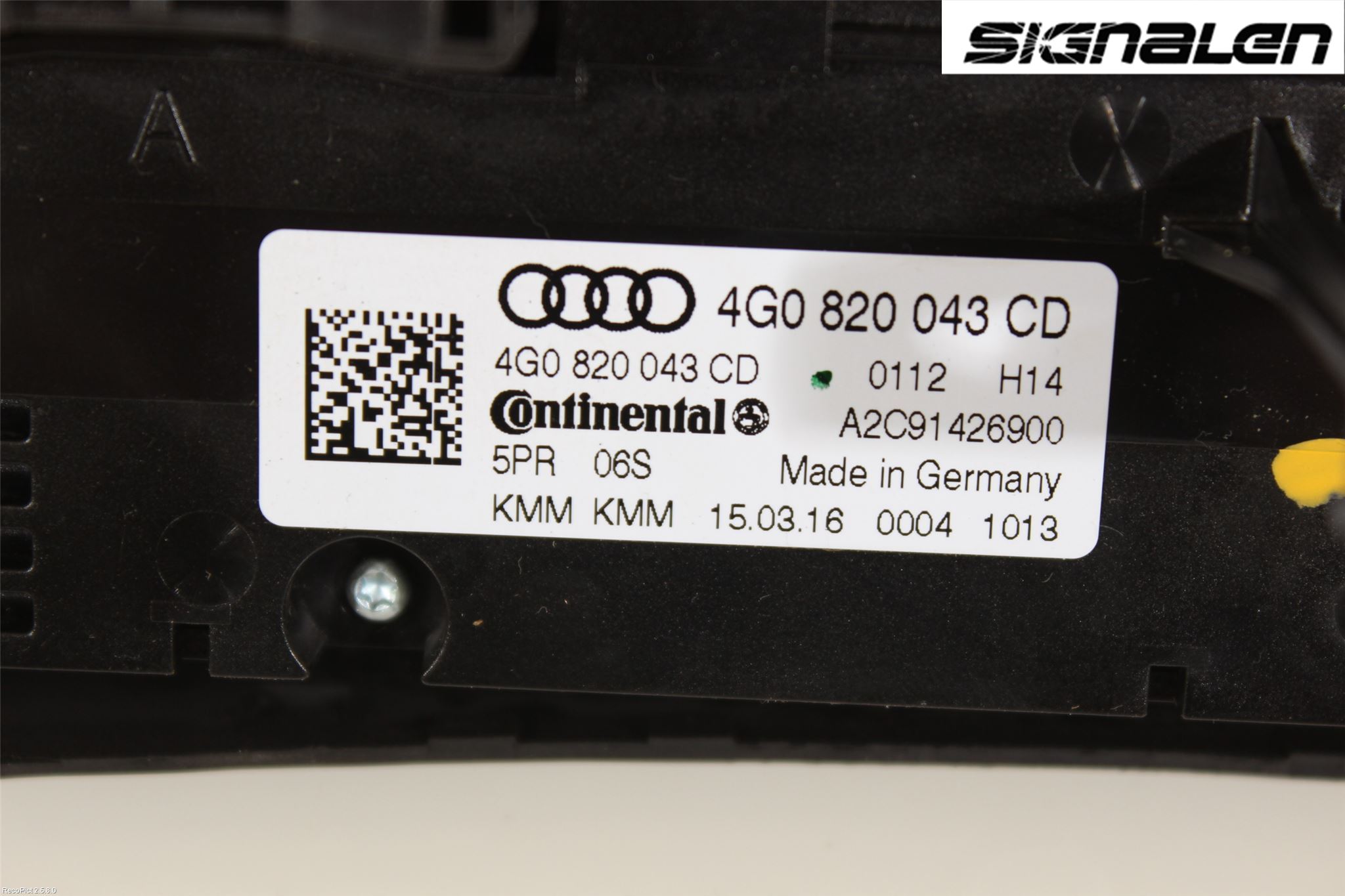 Audi A6 ALLROAD 12-18 Varme Ac Betjening-Display