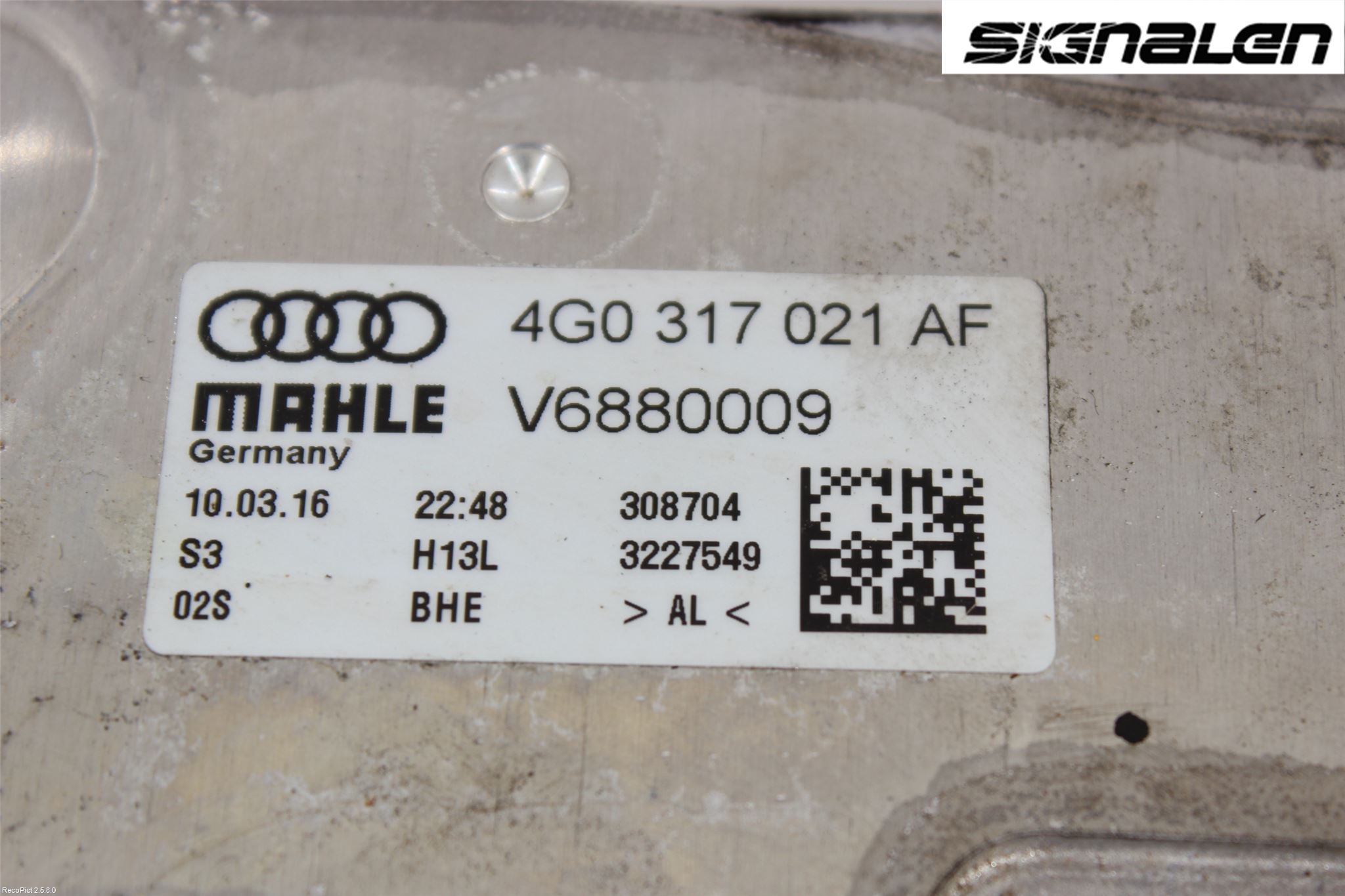 Audi A6 ALLROAD 12-18 Radiator Oljekjøler Automatgea