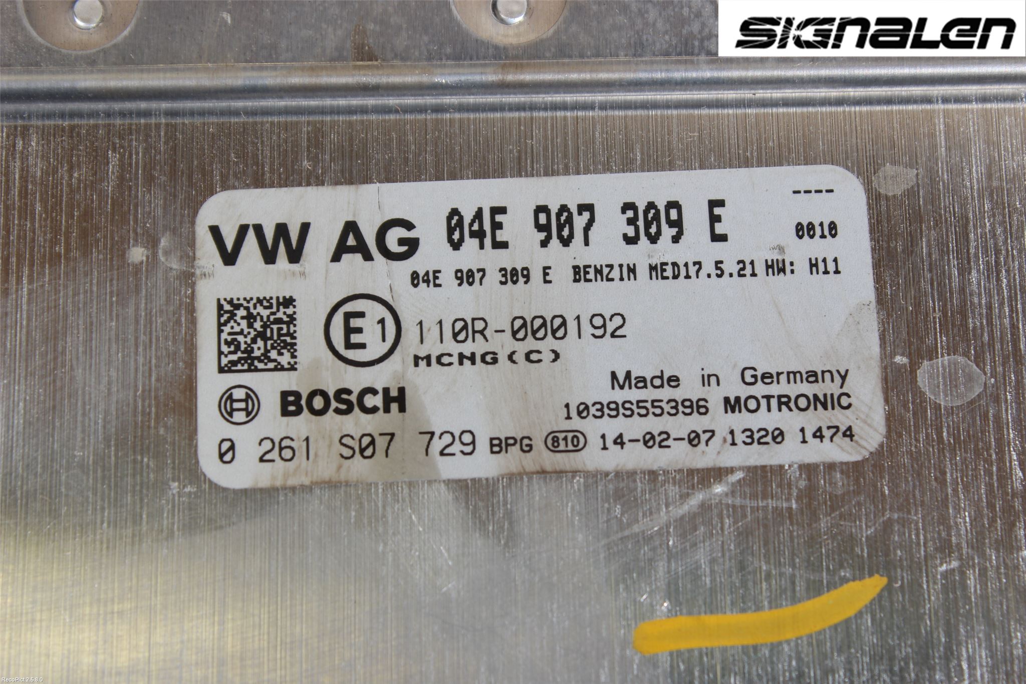 Volkswagen VW GOLF / E-GOLF VII 13-20 Styreenhet Innsprøytning