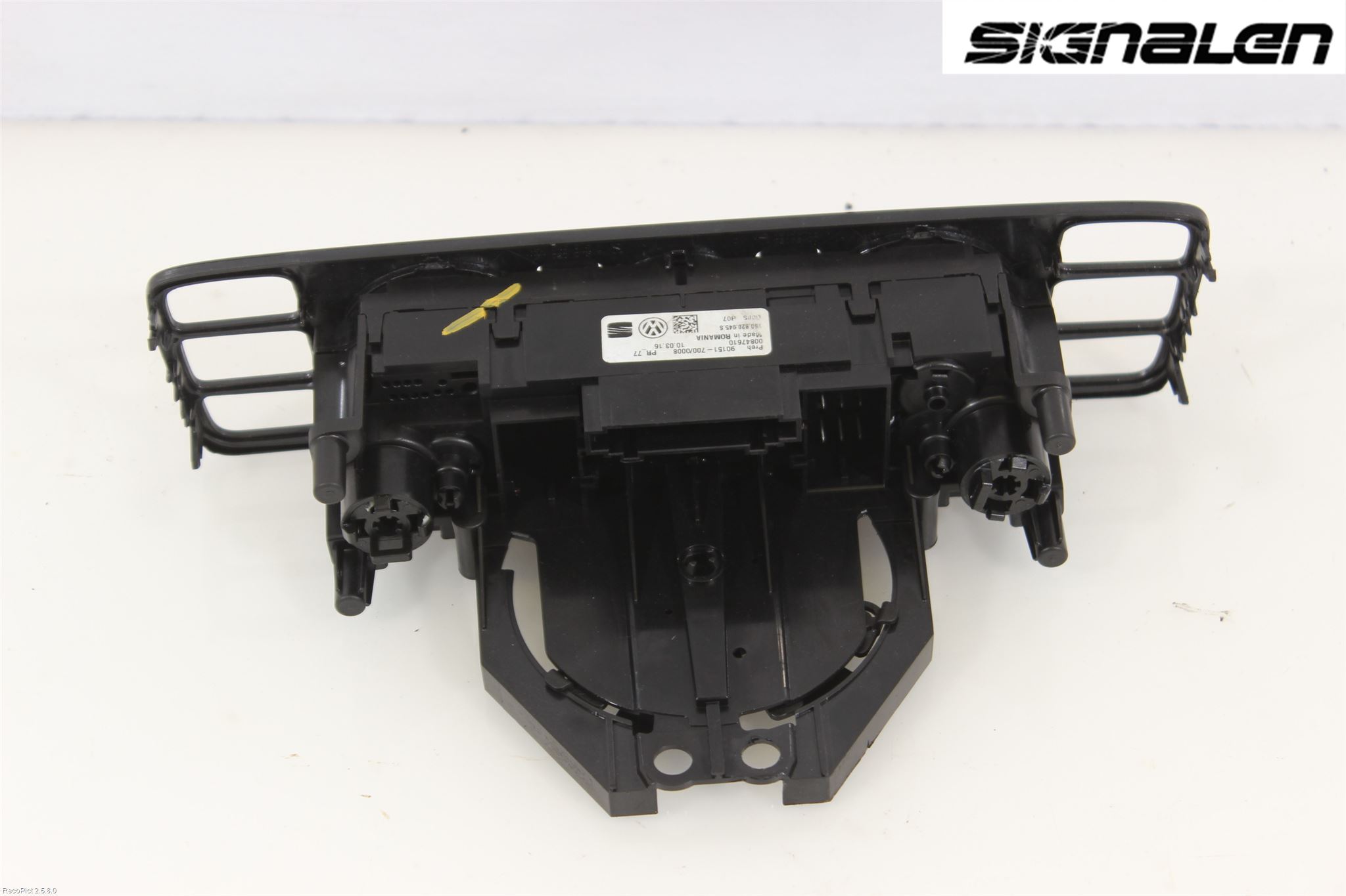 Volkswagen VW UP! / E-UP! Varme Ac Betjening-Display