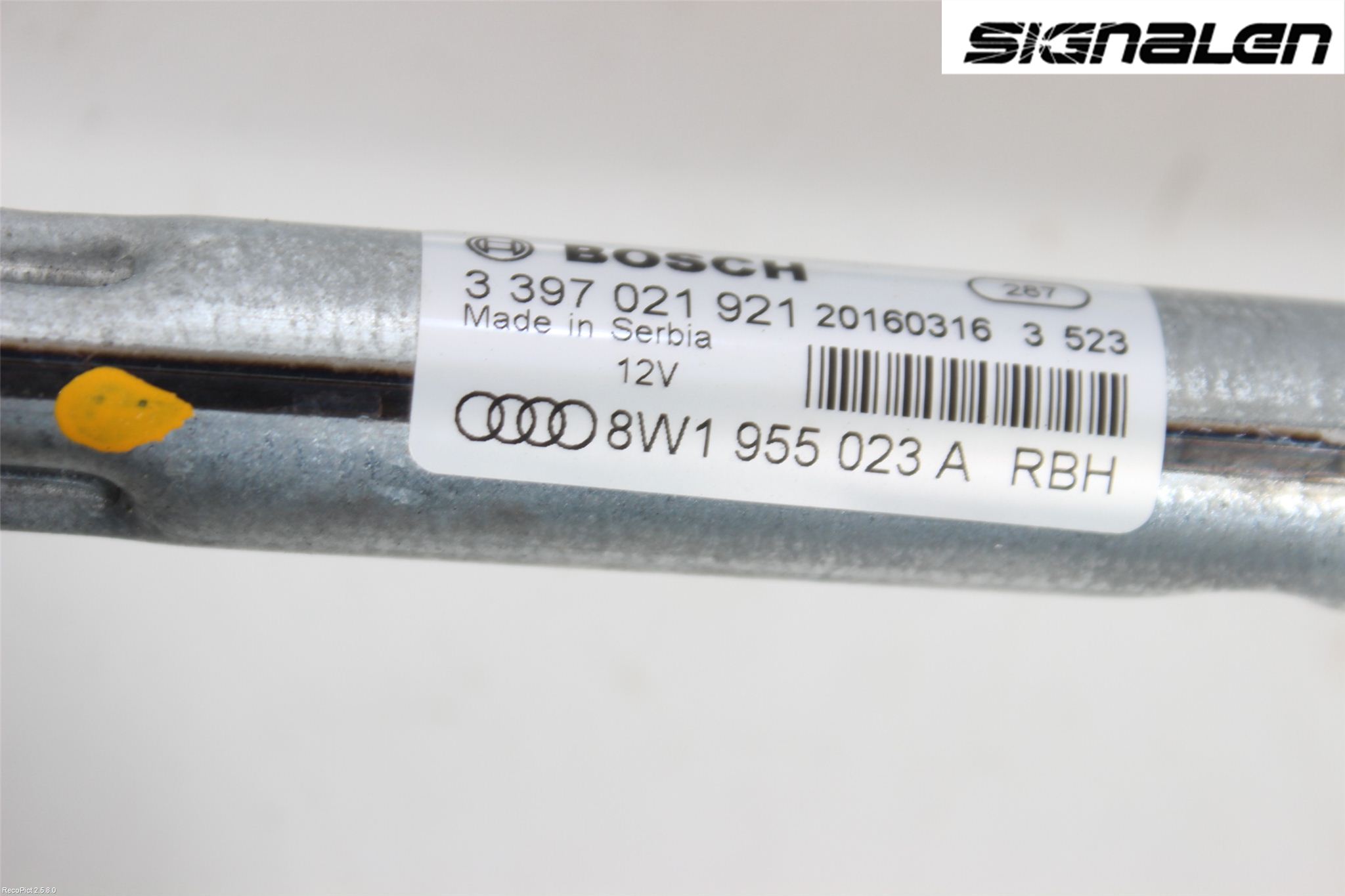 Audi A4/S4 B9 16-19 Viskeroverføring Frontrute