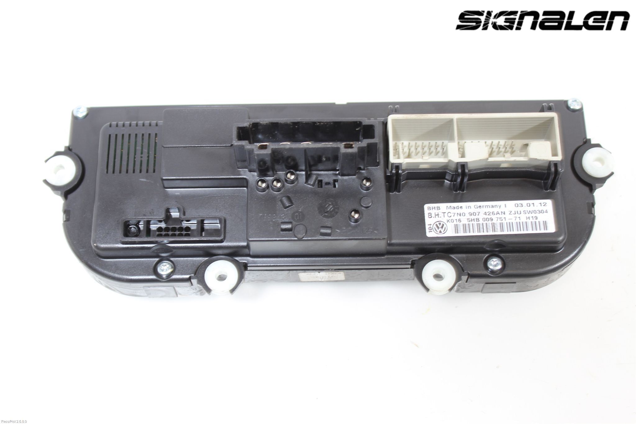 Volkswagen VW CADDY 11-15 Varme Ac Betjening-Display