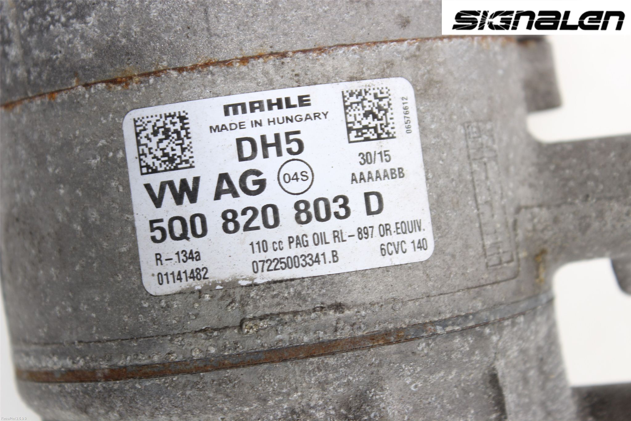Volkswagen VW GOLF SPORTSVAN 15-20 Varme Ac Kompressor