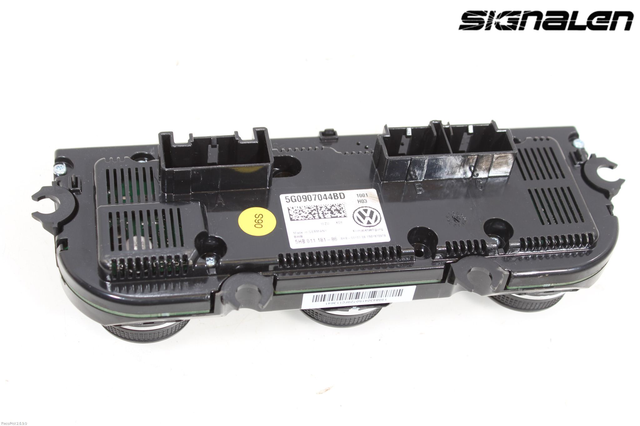 Volkswagen VW GOLF SPORTSVAN 15-20 Varme Ac Betjening-Display