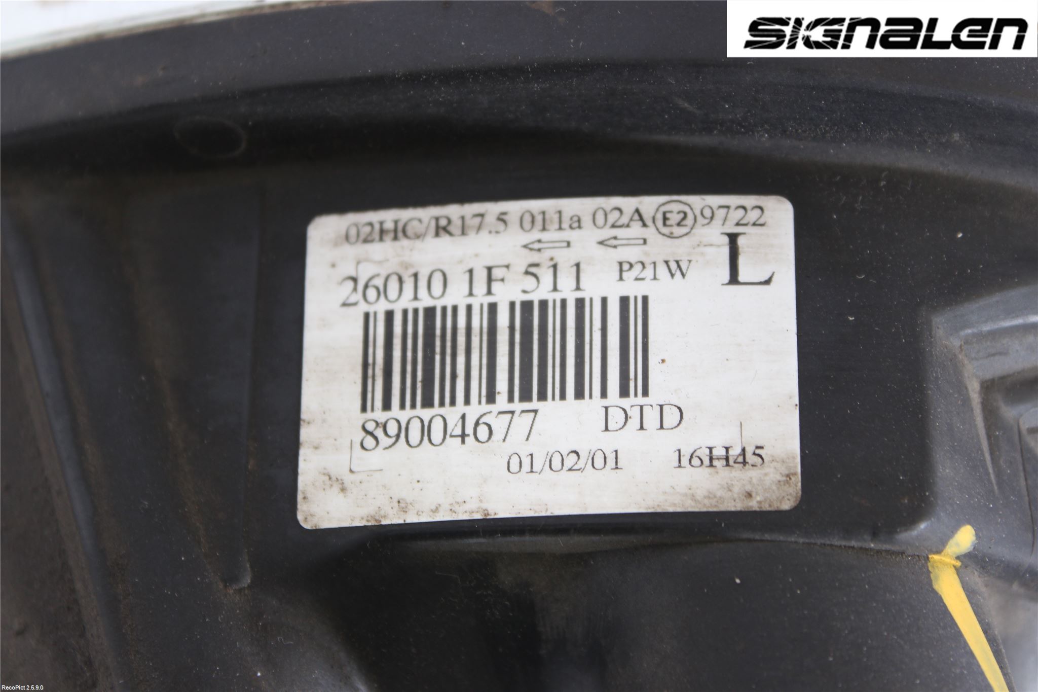 Nissan MICRA 99-02 Frontlykt Høyre