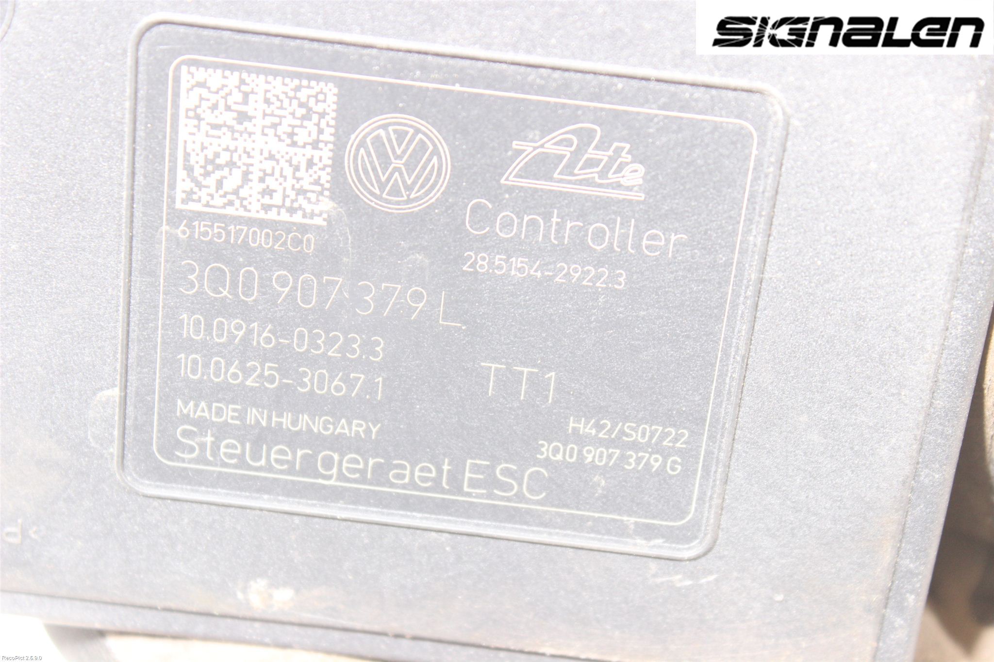 Volkswagen VW PASSAT 15-19 Abs Hydraulikkaggregat