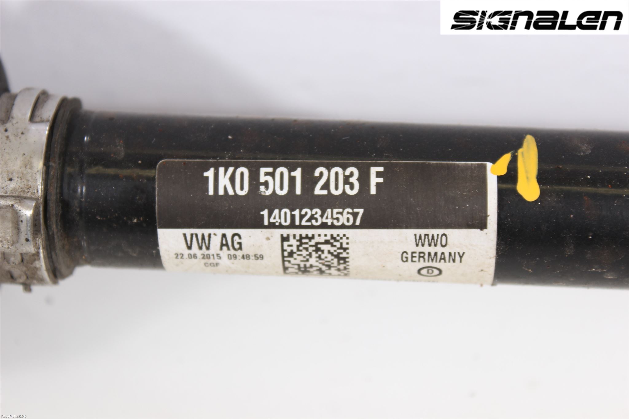 Volkswagen VW TIGUAN 07-16 Drivaksel Bak Kompl Venstre