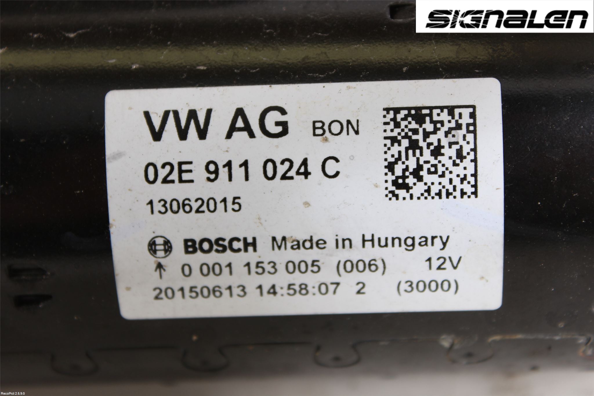 Volkswagen VW TIGUAN 07-16 Startmotor Diesel