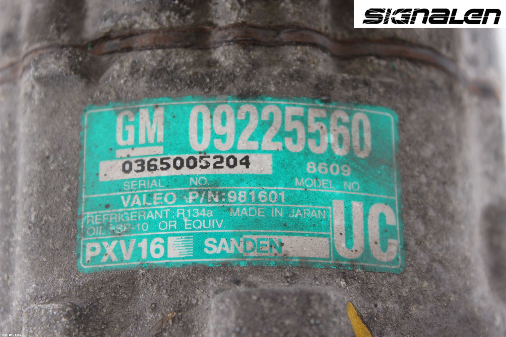 Opel VECTRA C 02-05 Varme Ac Kompressor