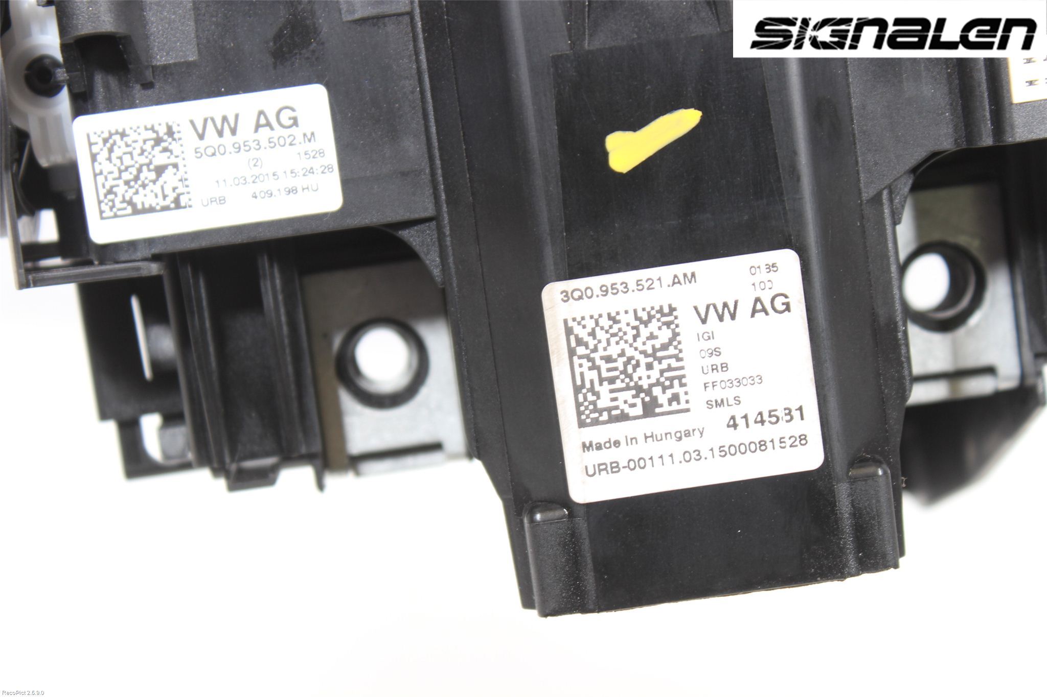 Volkswagen VW PASSAT 15-19 Bryter Ratt Kombi H Og V