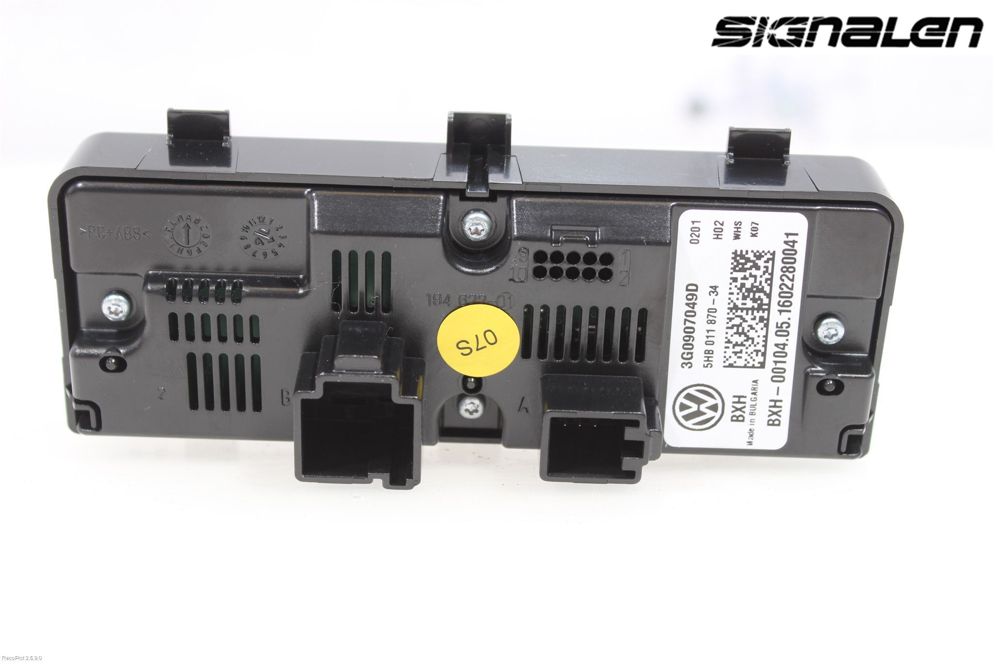 Volkswagen VW TIGUAN 07-16 Varme Ac Betjening-Display