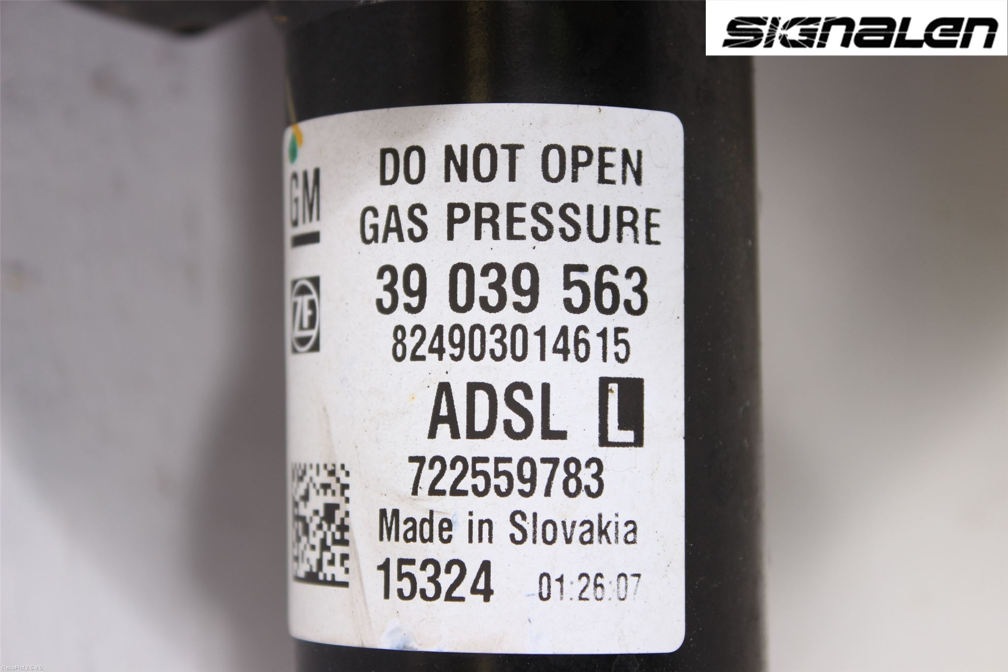 Opel ASTRA K 16-22 Fjærbein Foran Venstre