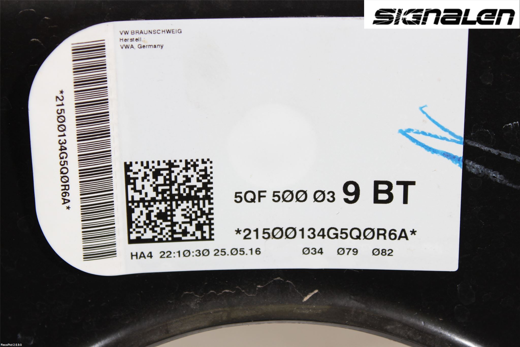 Volkswagen VW TIGUAN 07-16 Bakaksel Feste Travers-Ramme