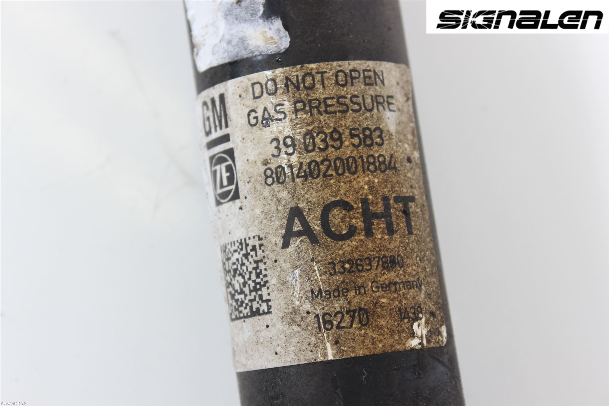 Opel ASTRA K 16-22 Støtdemper Bak