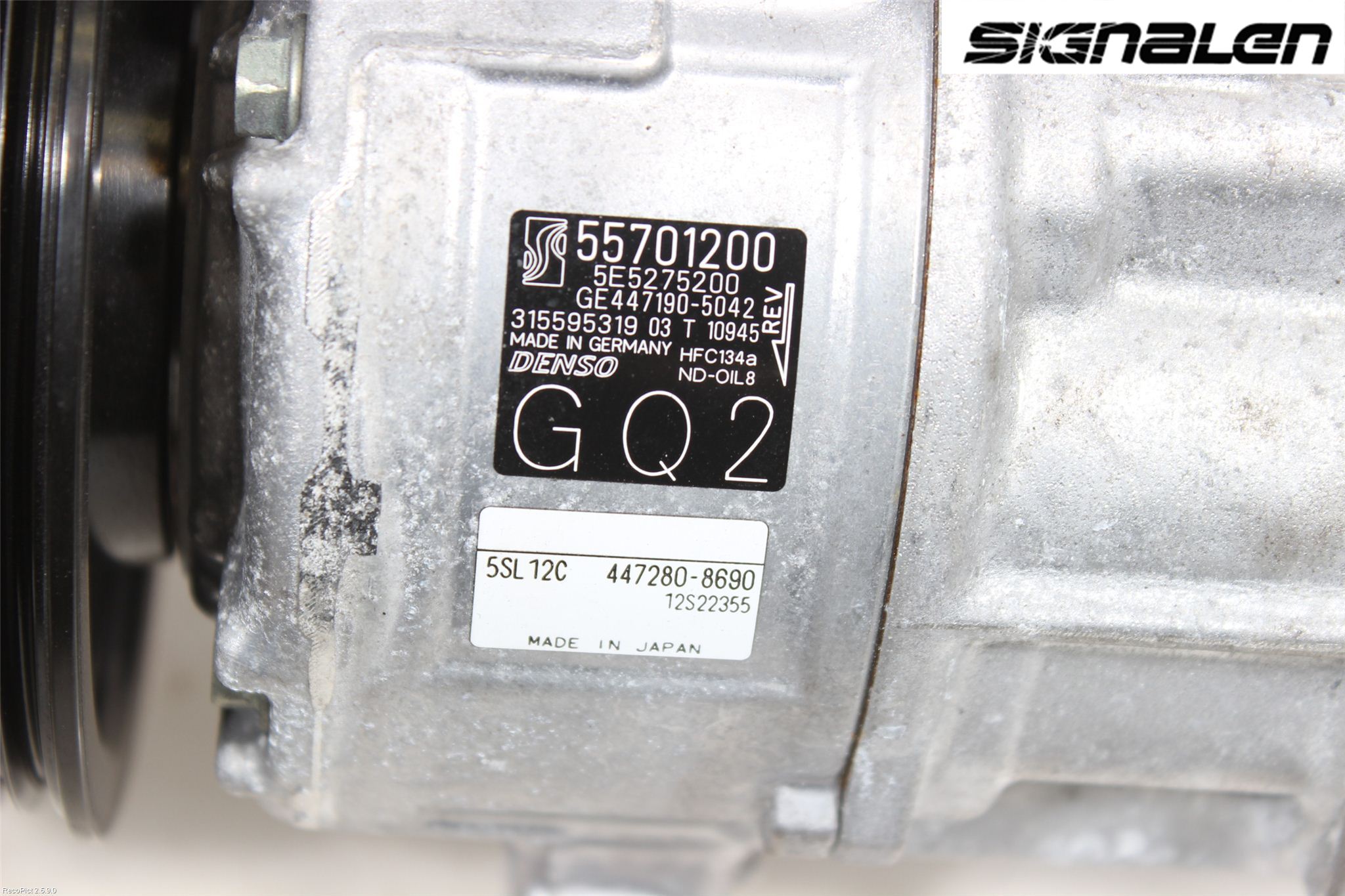 Opel CORSA E 15-19 Varme Ac Kompressor
