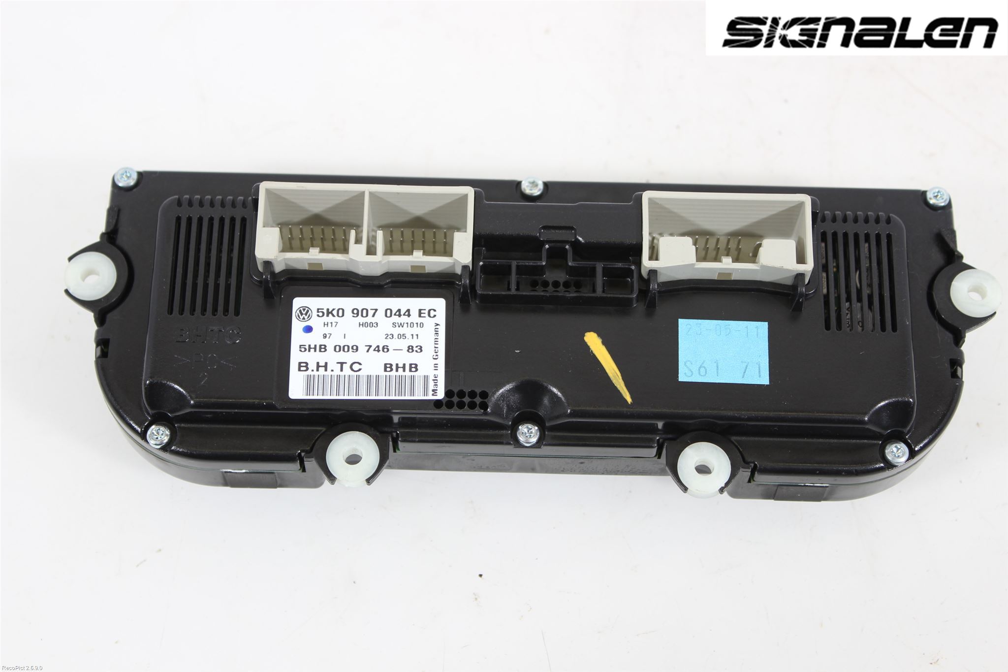 Volkswagen VW PASSAT 11-14 Varme Ac Betjening-Display
