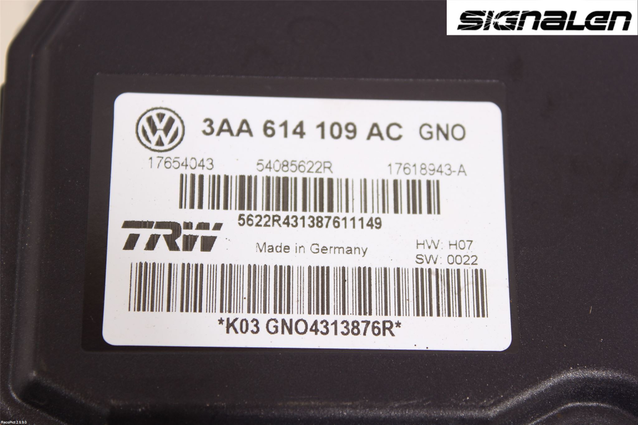 Volkswagen VW PASSAT 11-14 Abs Hydraulikkaggregat