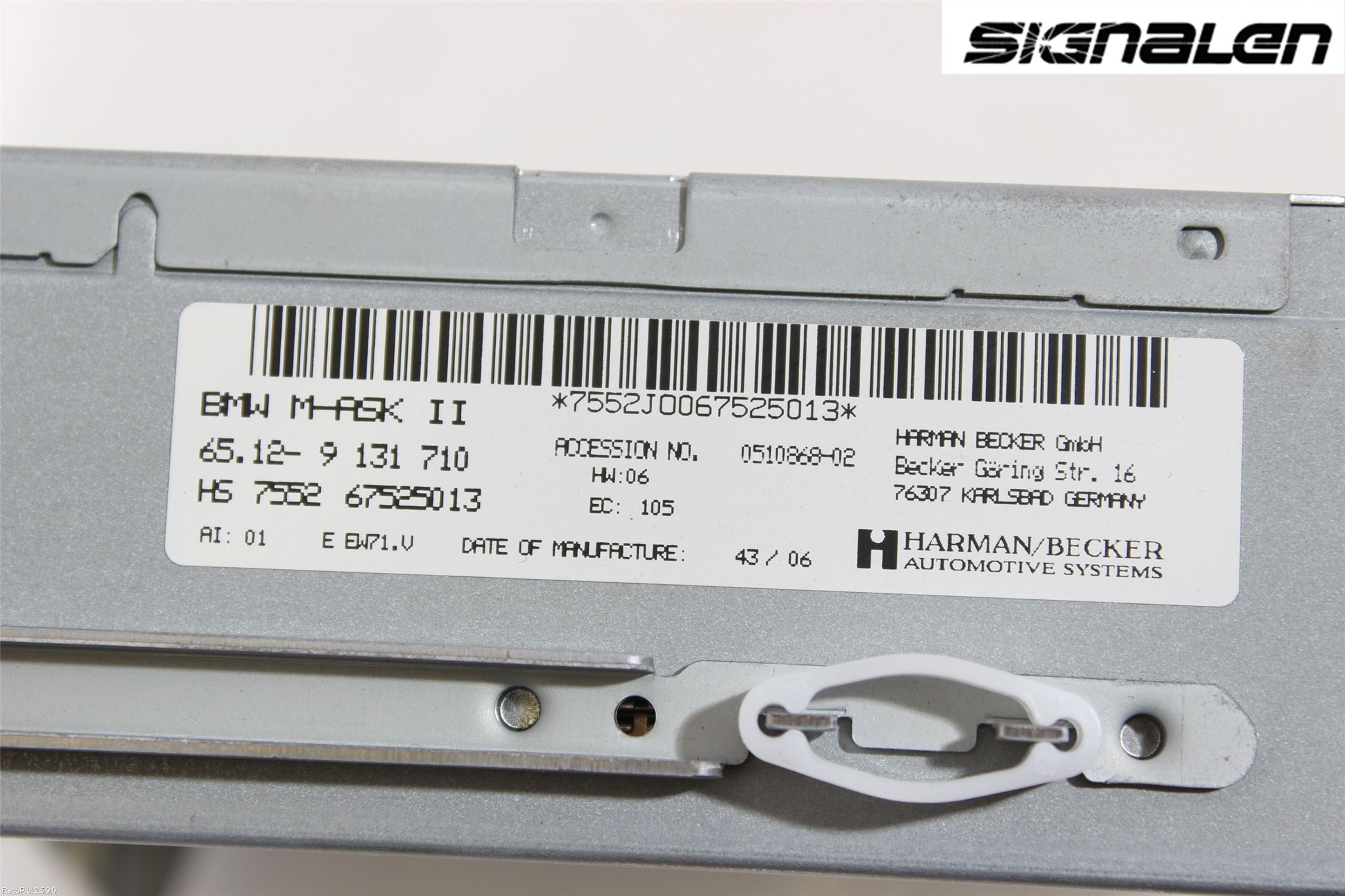 BMW 5 E60/61 Sed/Tou 02-10 Stereo Radio