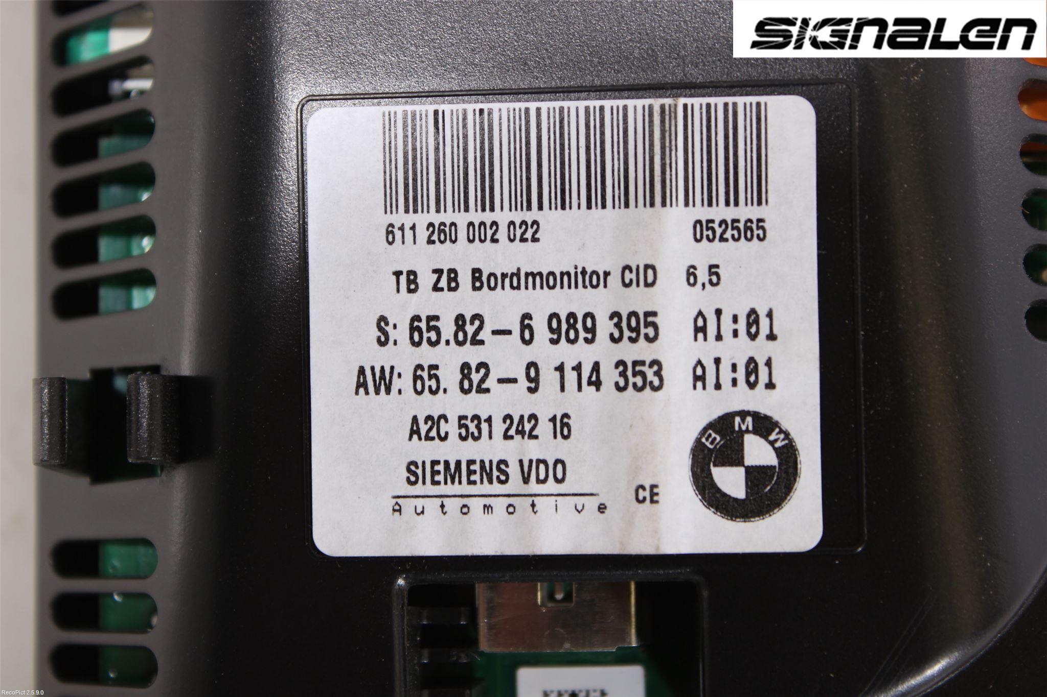 BMW 5 E60/61 Sed/Tou 02-10 Kjørecomputer