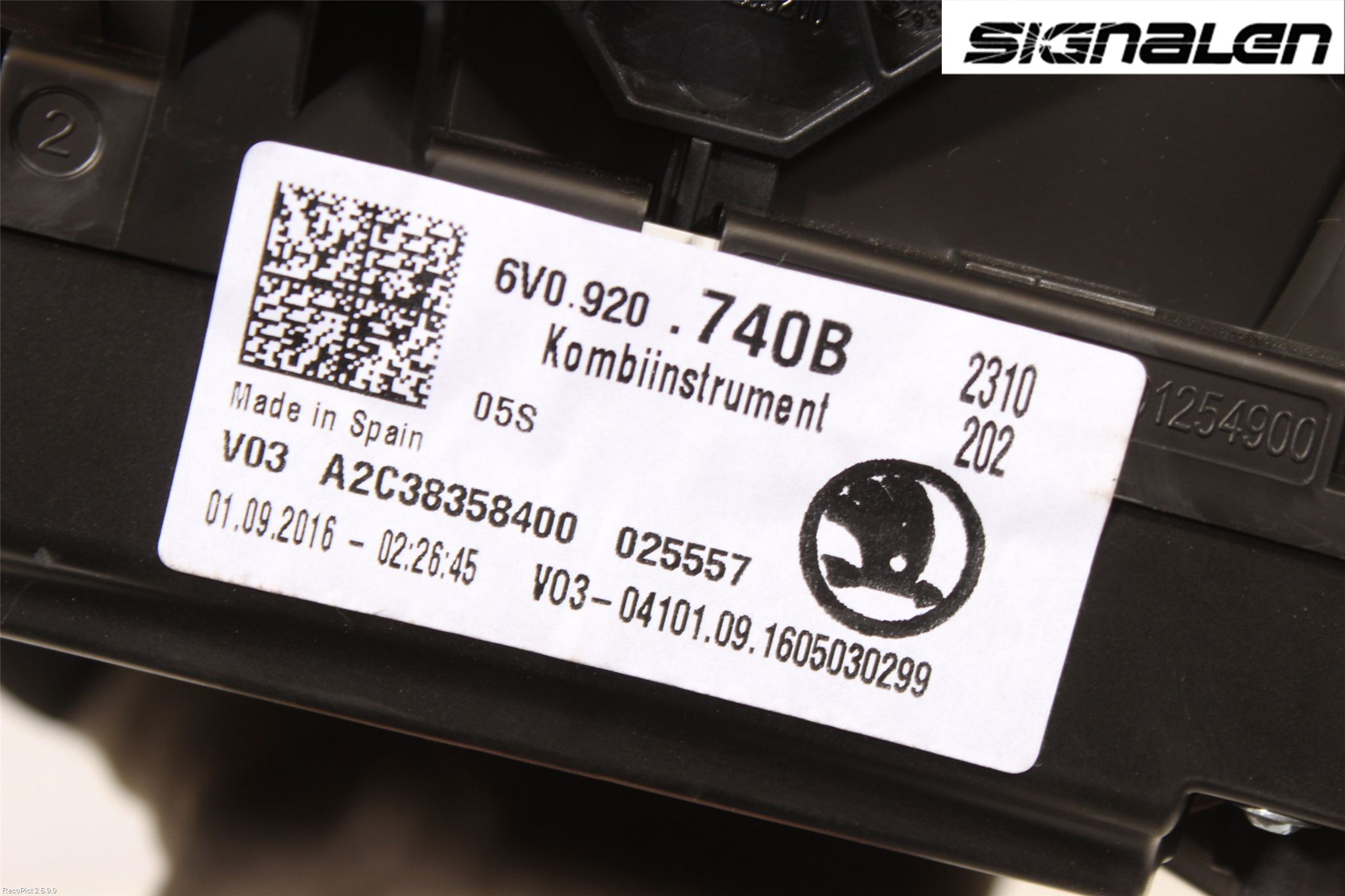 Skoda FABIA 07-14 Instr Kombinert