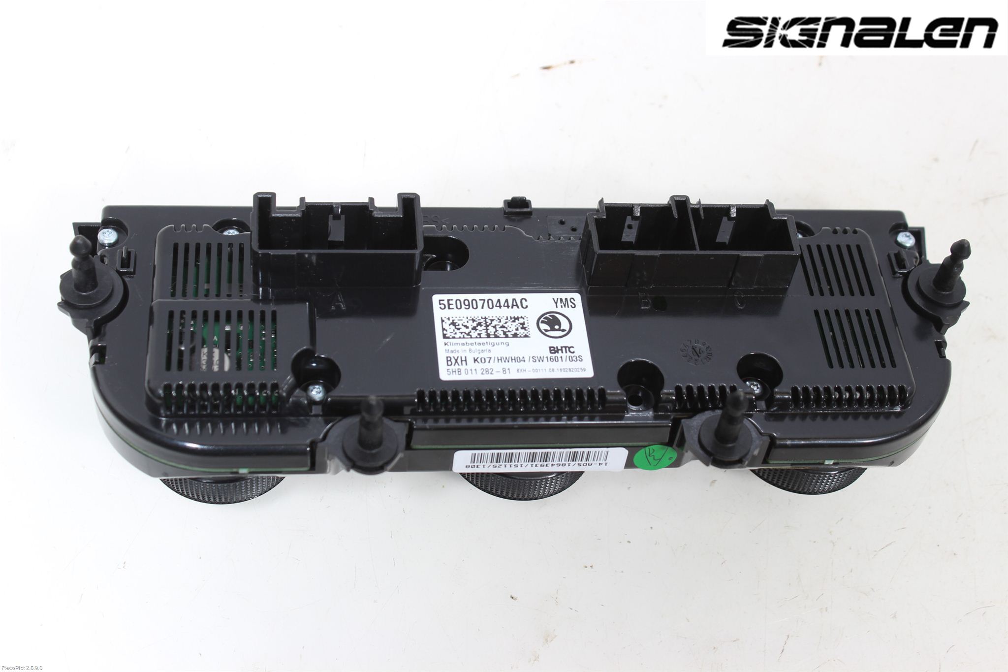 Skoda OCTAVIA (5E) 13-20 Varme Ac Betjening-Display