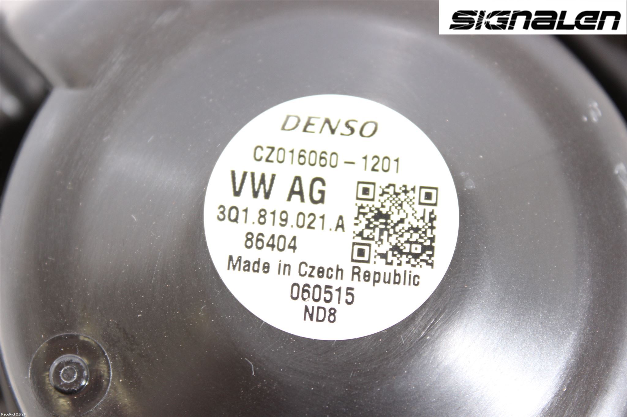 Volkswagen VW PASSAT 15-19 Varmeapparat Viftemotor