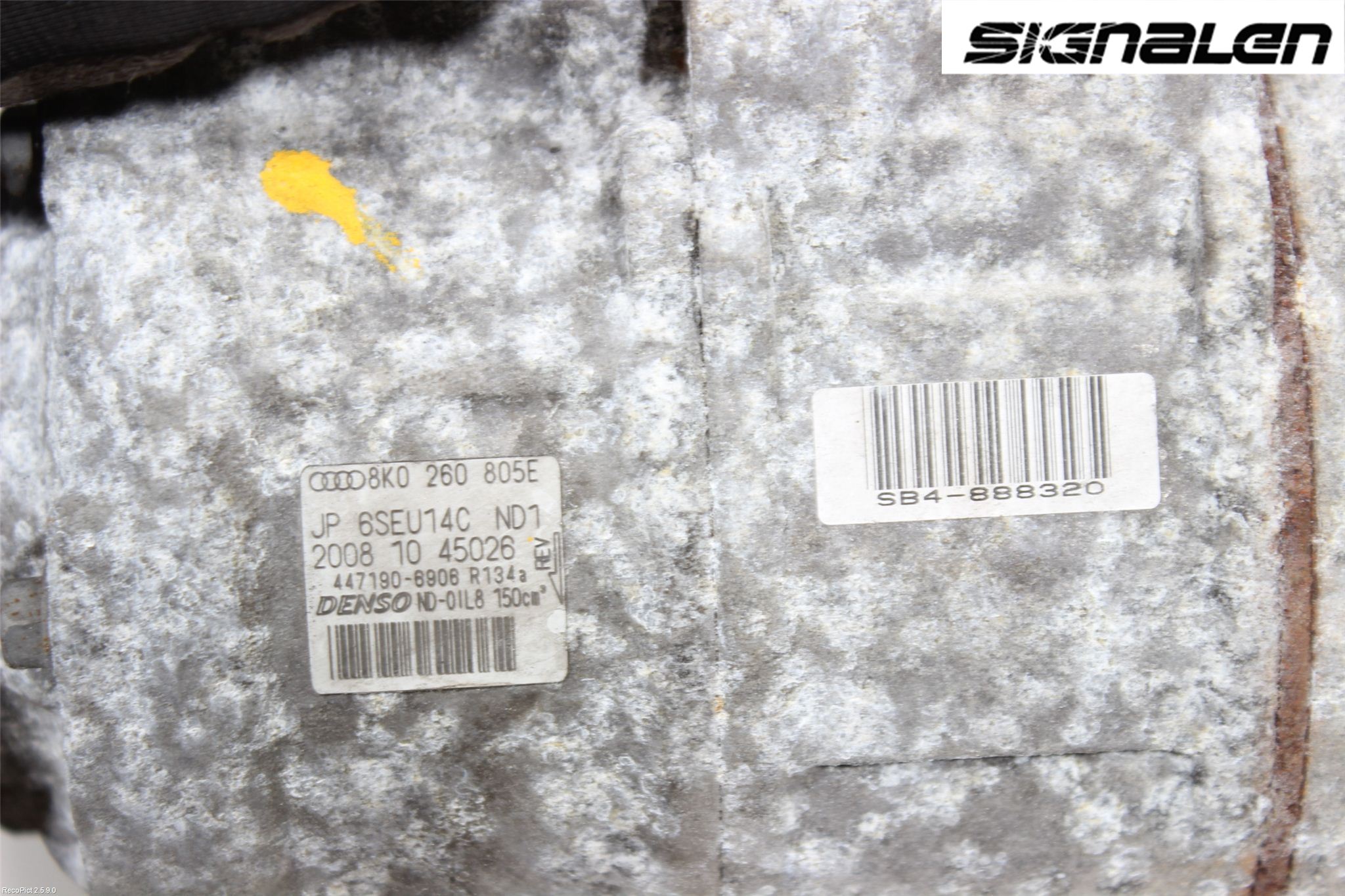 Audi A4/S4 08-11 Varme Ac Kompressor