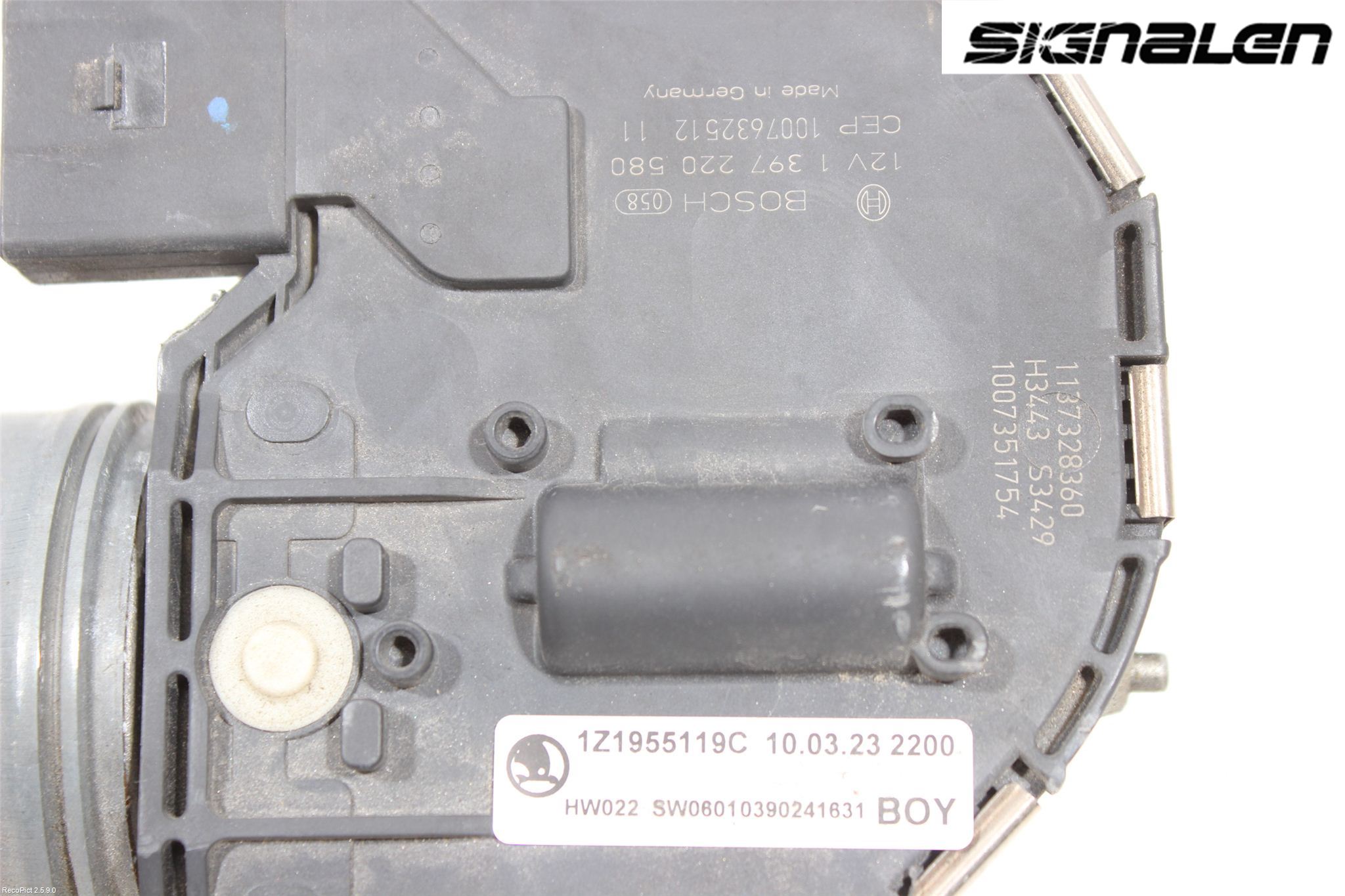 Skoda OCTAVIA (1Z) 05-13 Viskermotor Frontrute