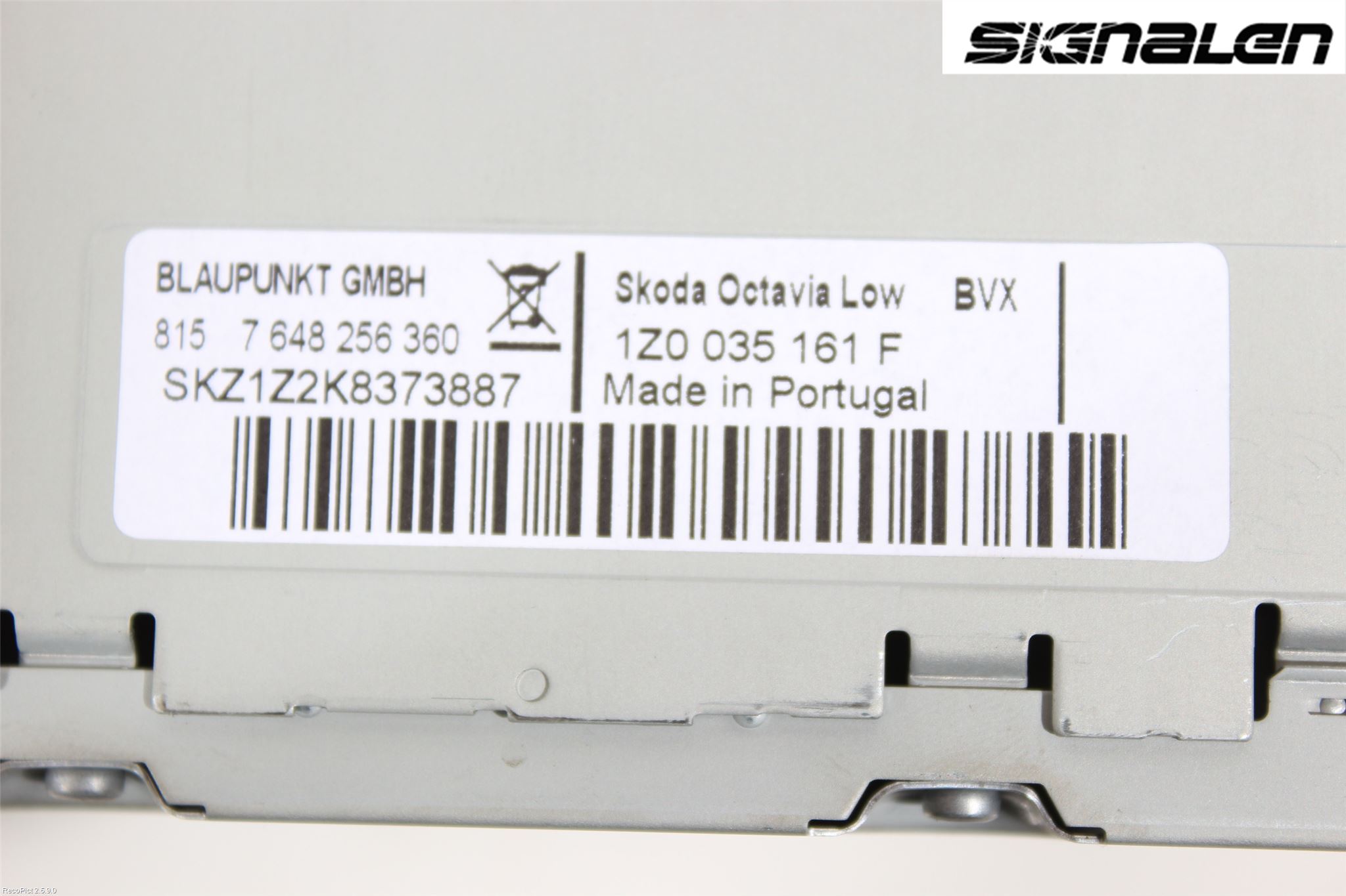Skoda OCTAVIA (1Z) 05-13 Stereo Radio